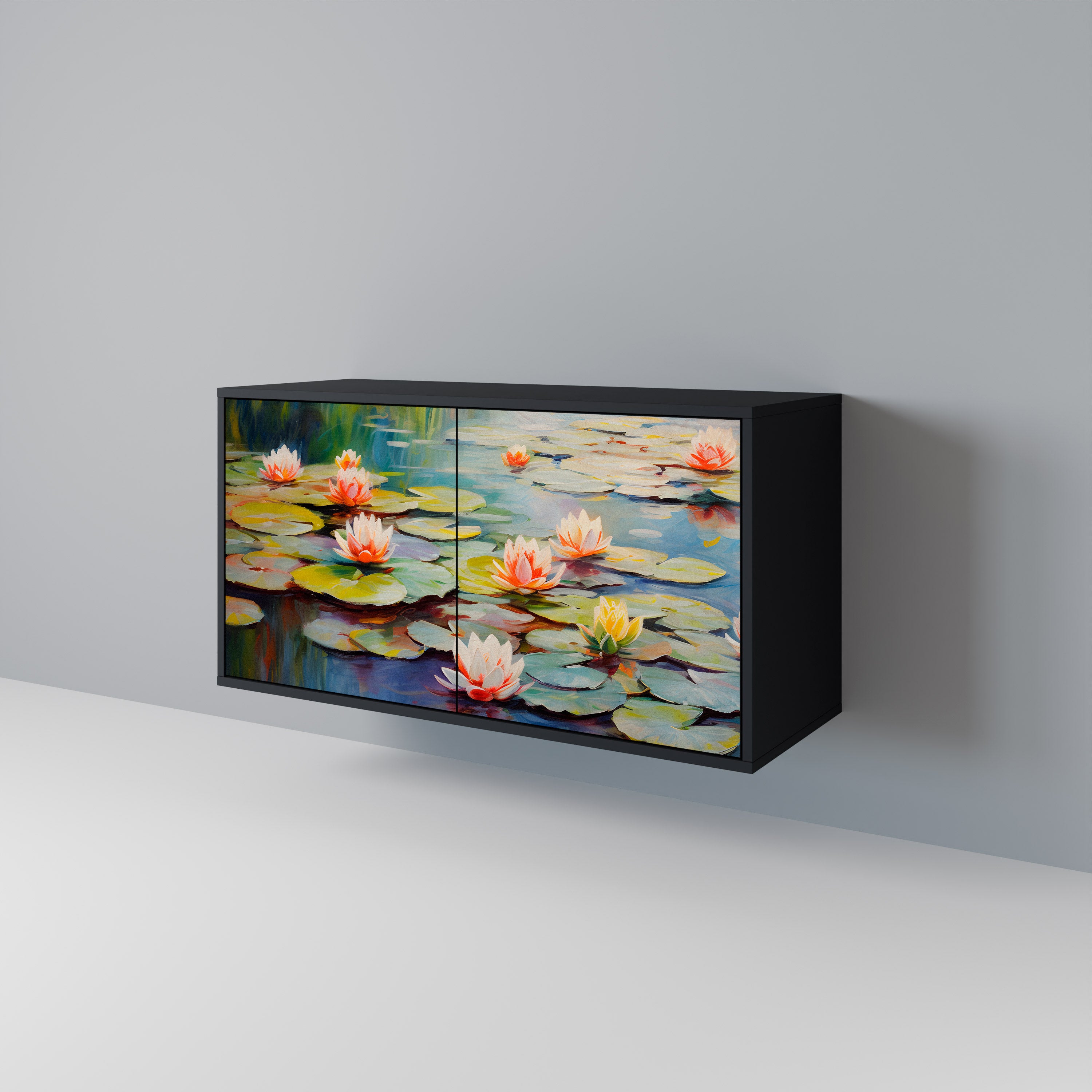 BLOOMING WATERS 2-Door Sideboard