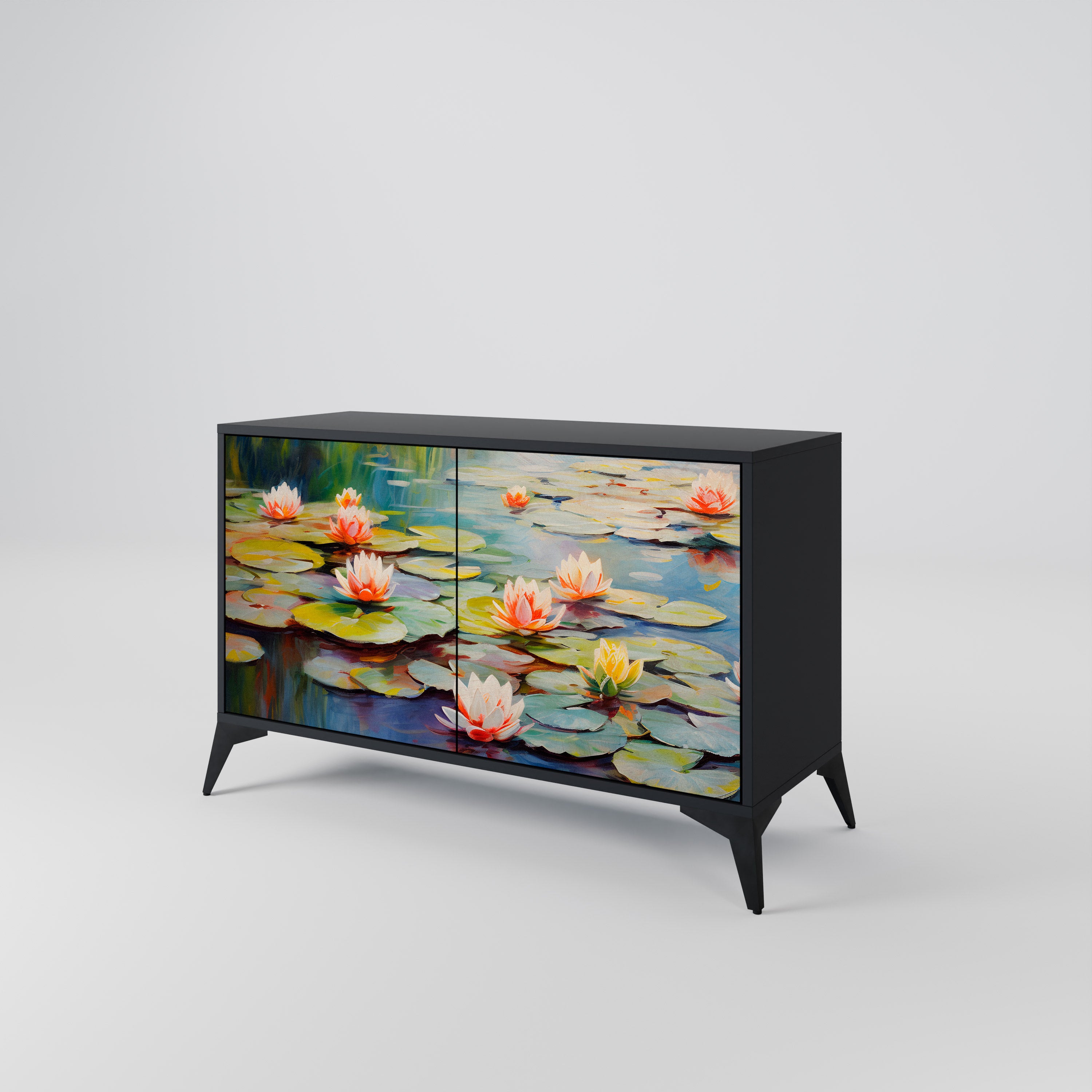 BLOOMING WATERS 2-Door Sideboard