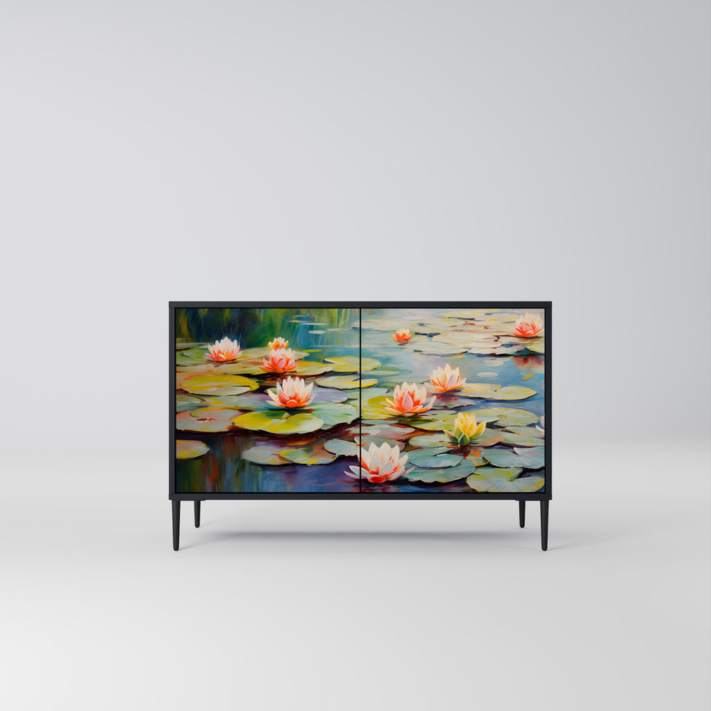 BLOOMING WATERS 2-Door Sideboard