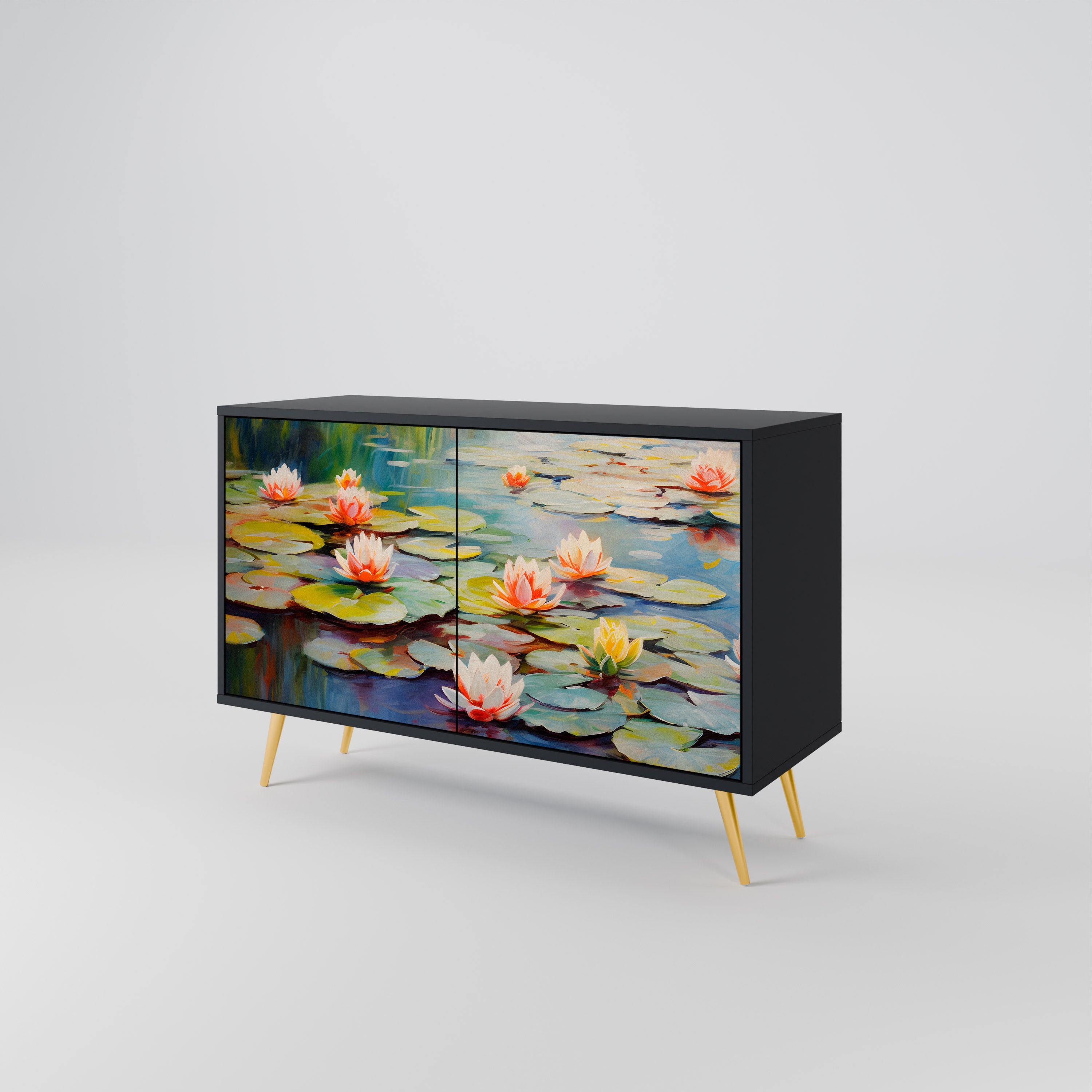 BLOOMING WATERS 2-Door Sideboard