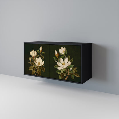FLORAL NOIR Dvoudveřová komoda