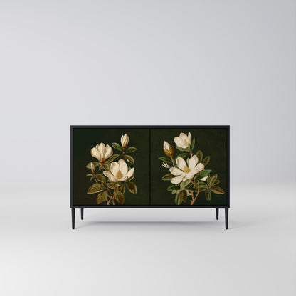 FLORAL NOIR Dvoudveřová komoda