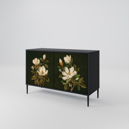 FLORAL NOIR Dvoudveřová komoda