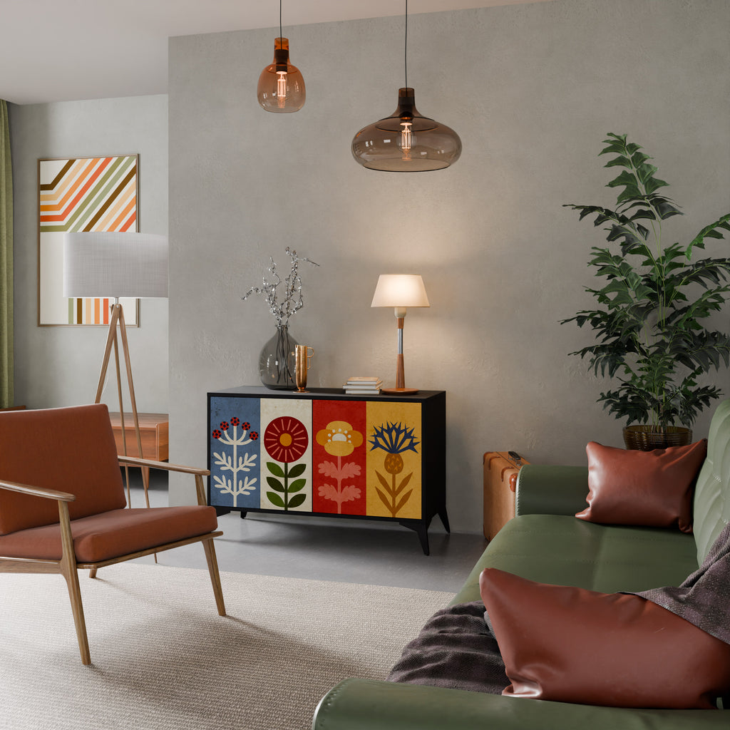 SCANDIC FLOWERET 2-Door Sideboard