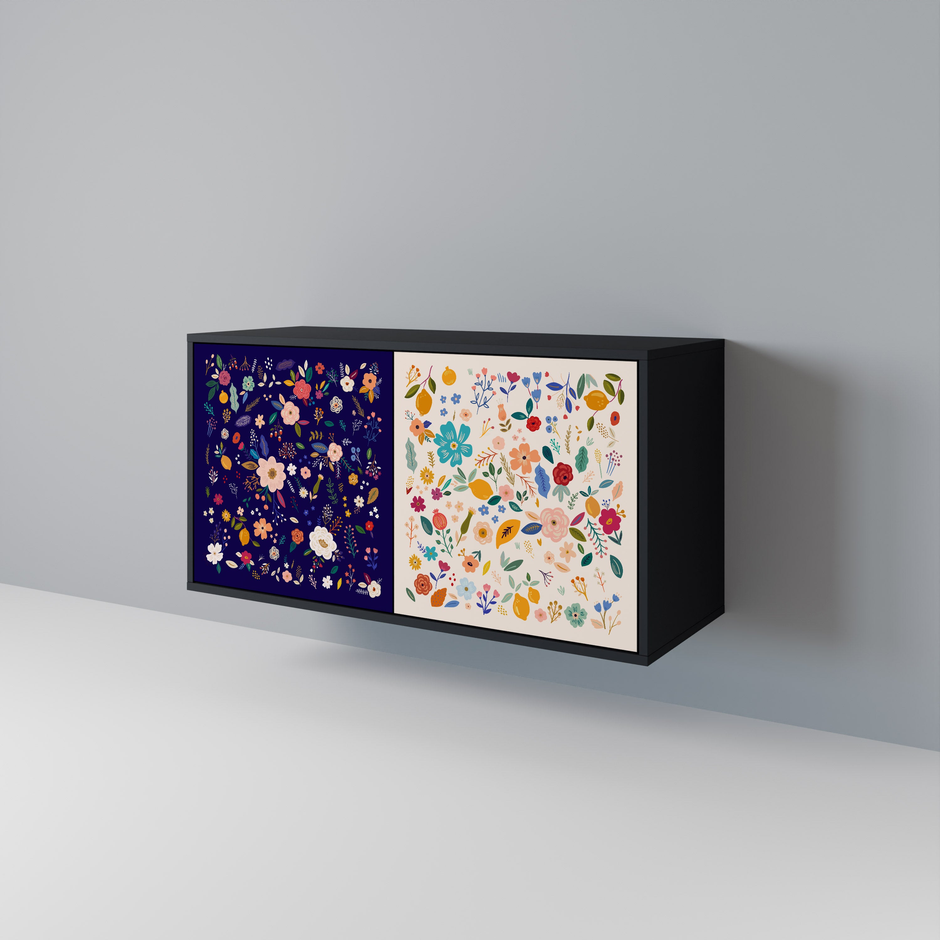 FLORAL COMBINATION 2-Door Sideboard