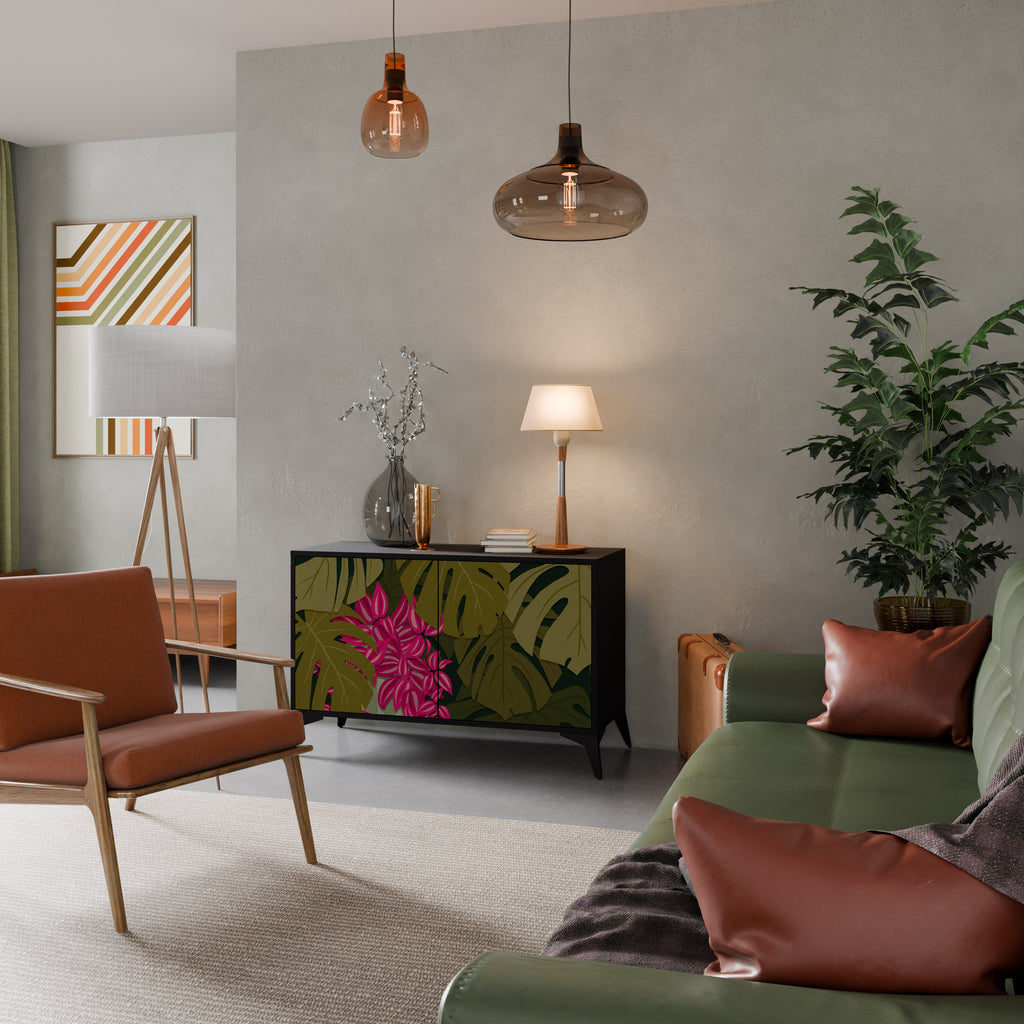 TROPICAL BEAUTY Dvoudveřová komoda