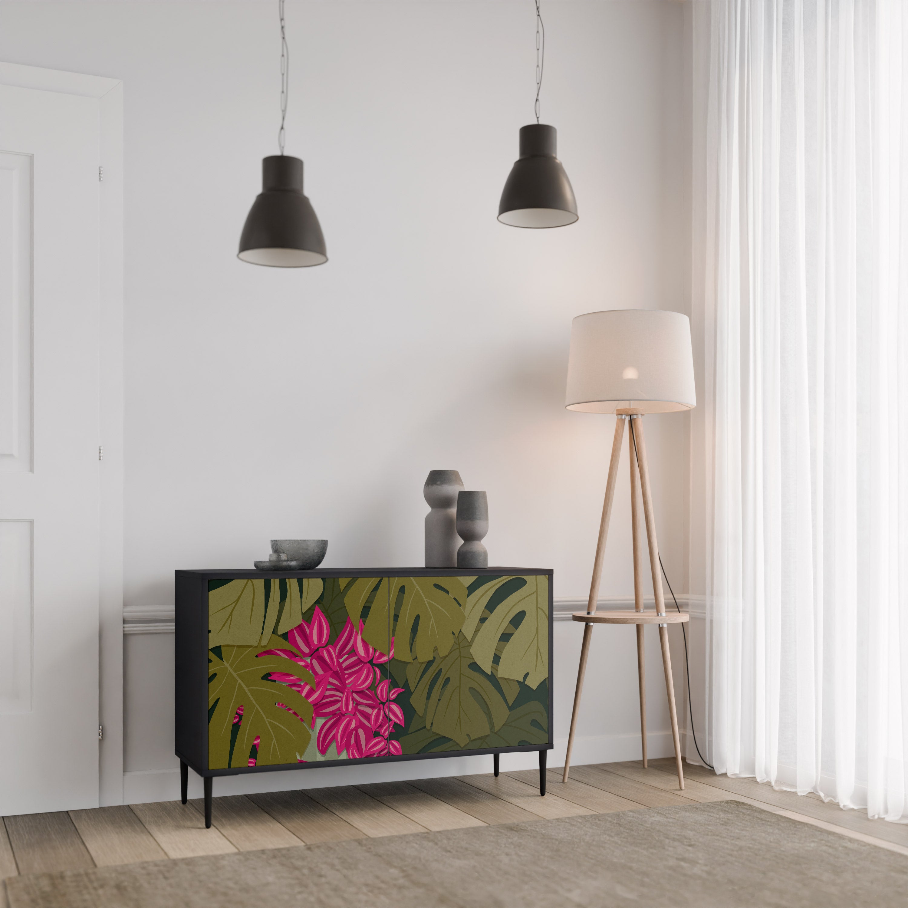 TROPICAL BEAUTY 2-Door Sideboard