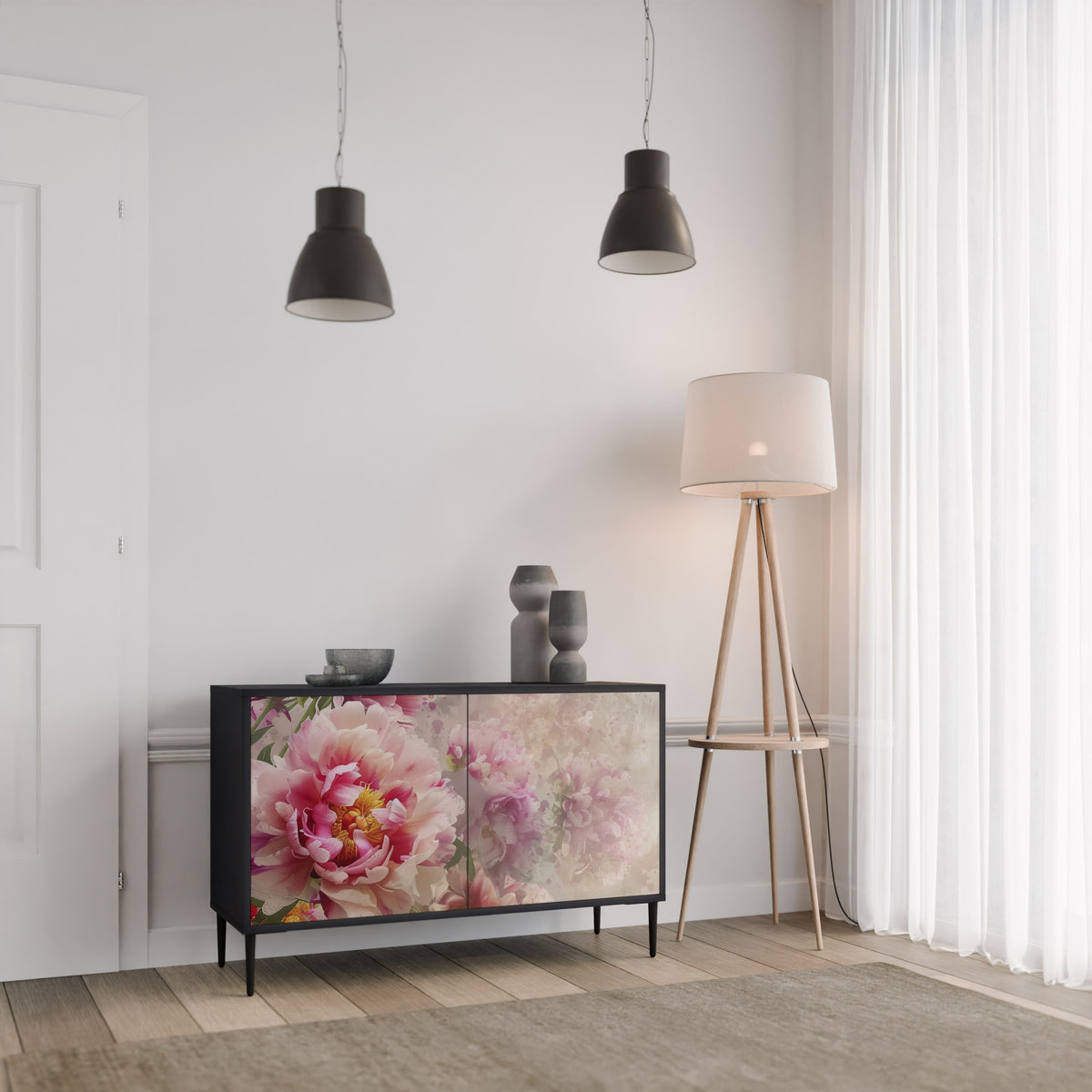 PEONY WHISPER Dvoudveřová komoda