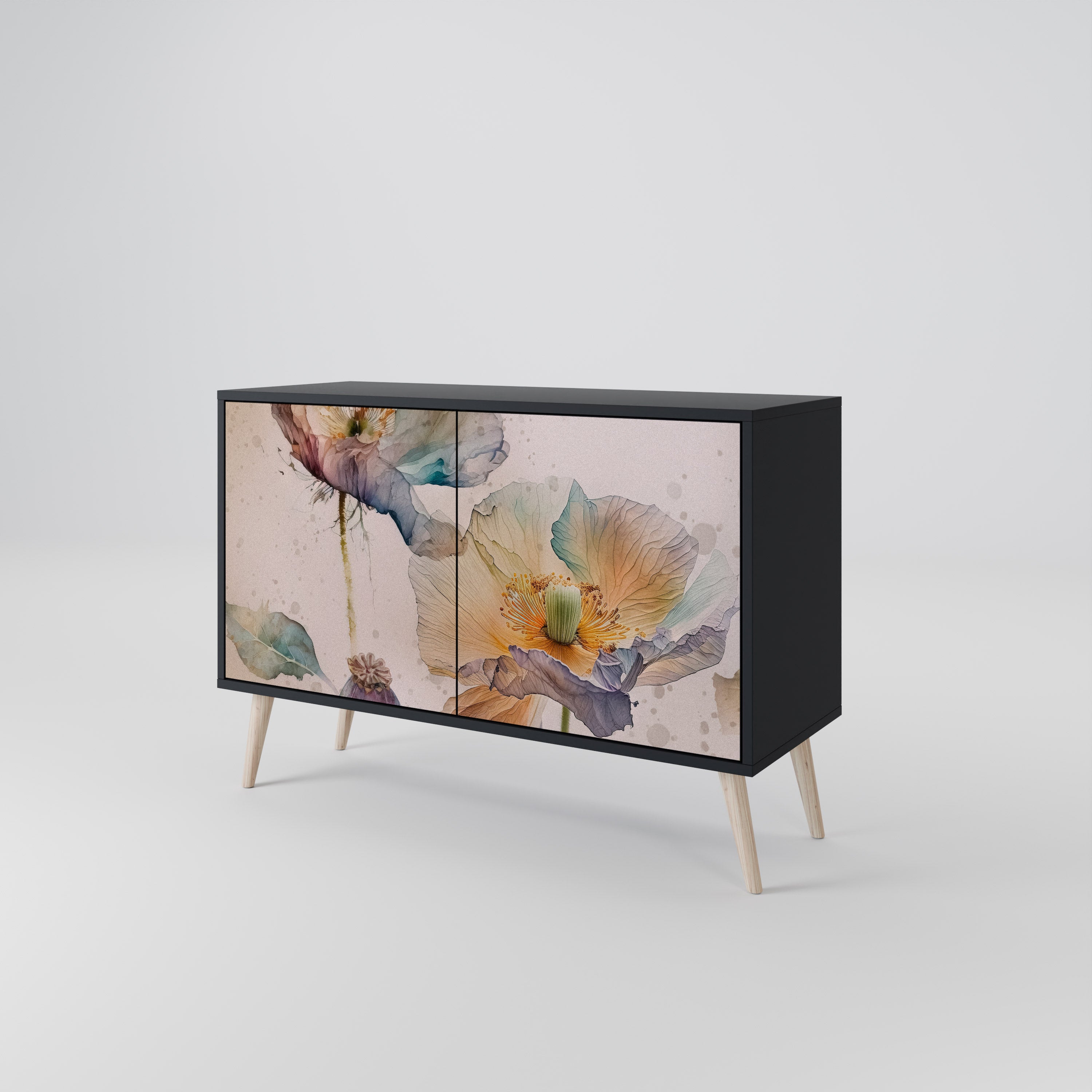 SOFTEN POPPY 2-Door Sideboard