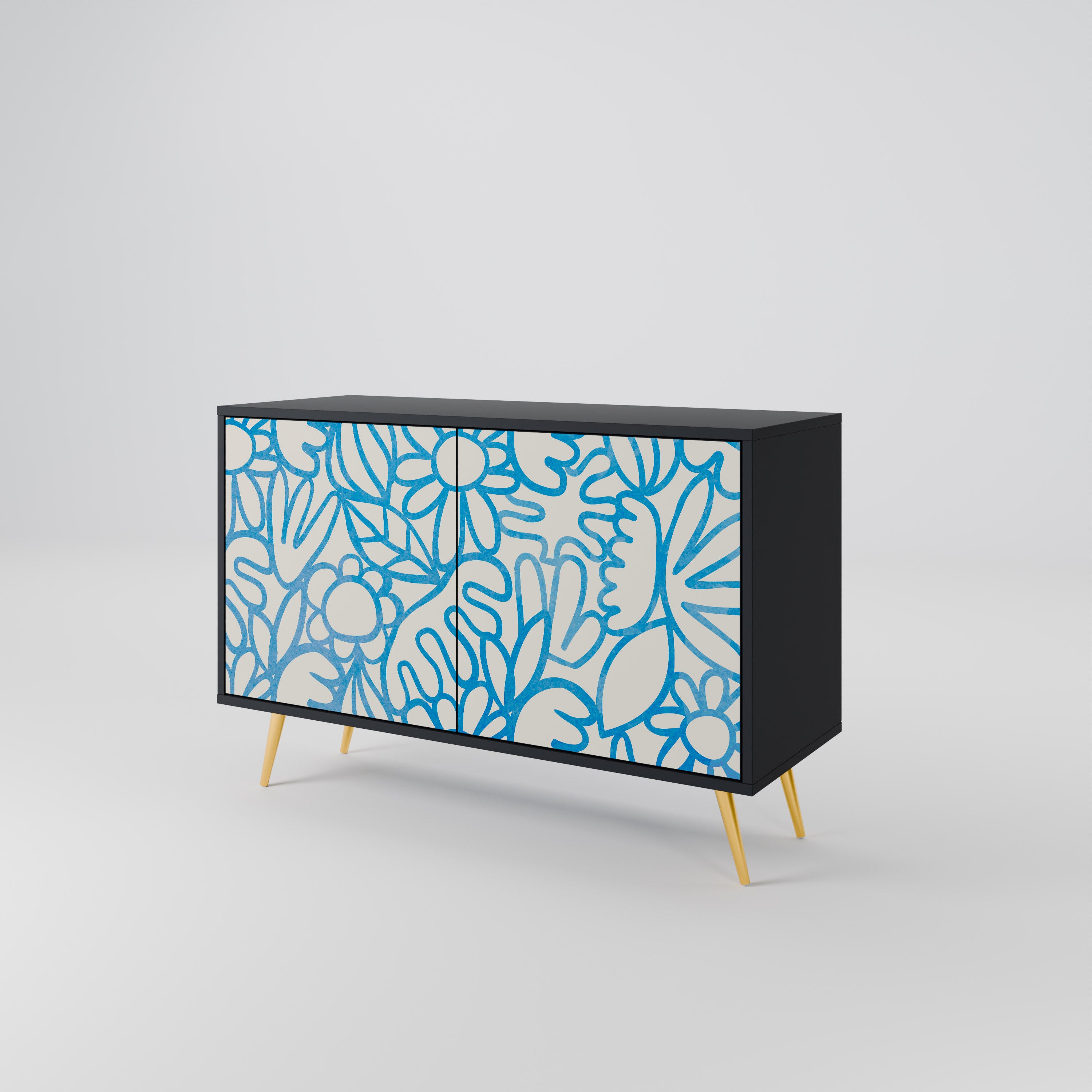 BLOOMY MORNING 2-Door Sideboard