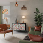 FLOWERS AND STRAWBERRIES Dvoudveřová komoda