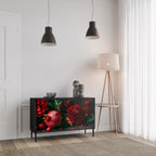 DAHLIAS AND POMEGRANATES 2-Door Sideboard