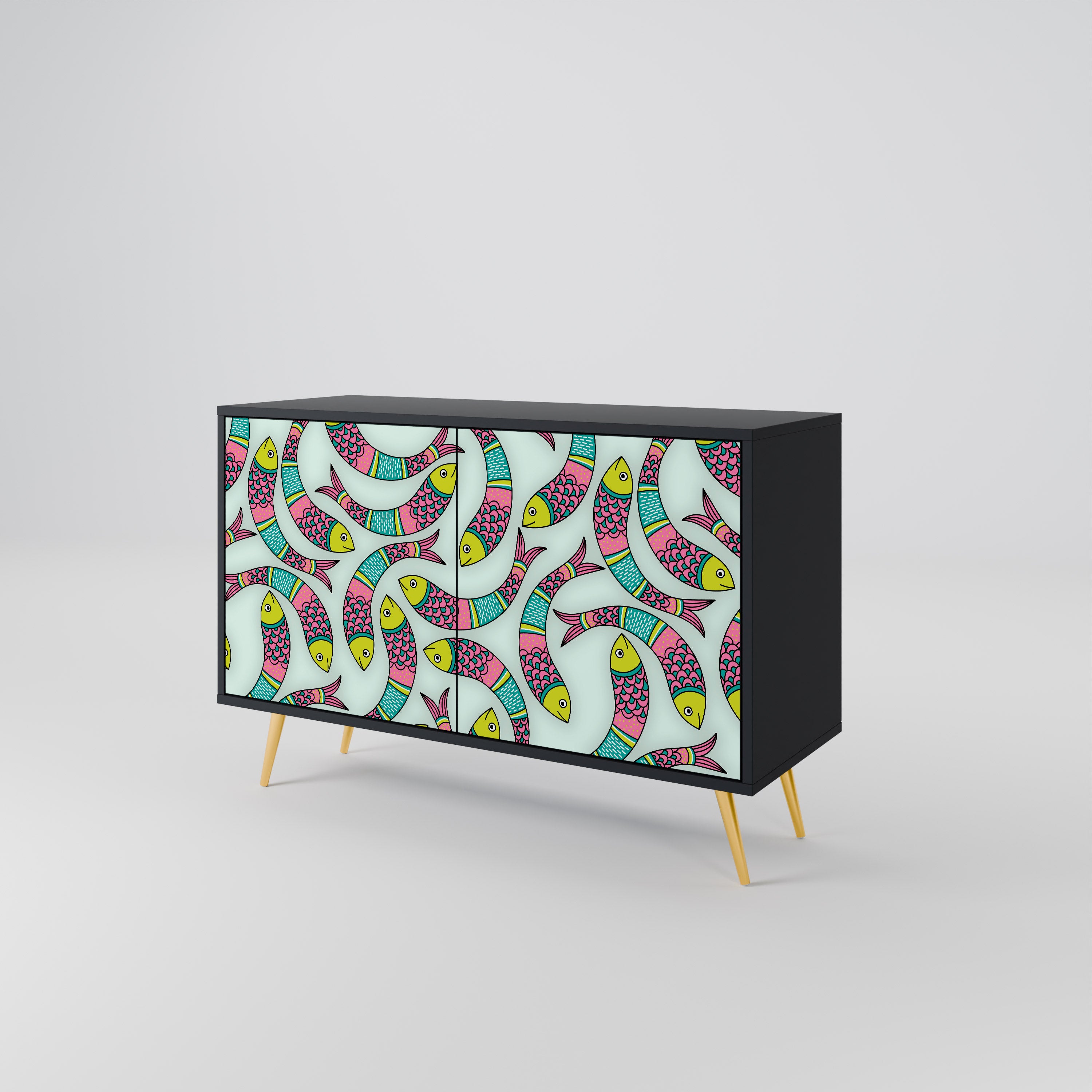 INDIAN FISH 2-Door Sideboard