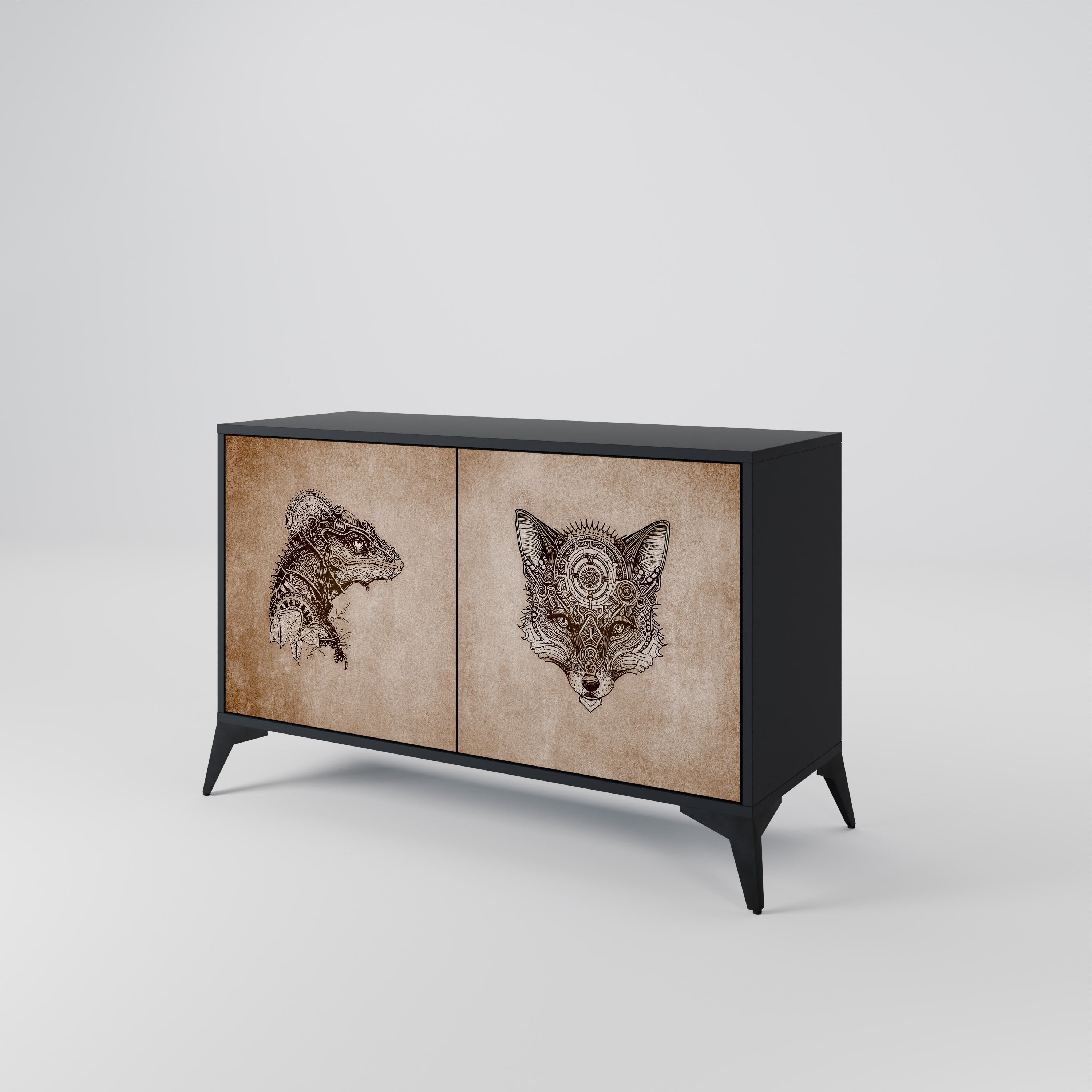 STEAMPUNK CLAN 2-Door Sideboard