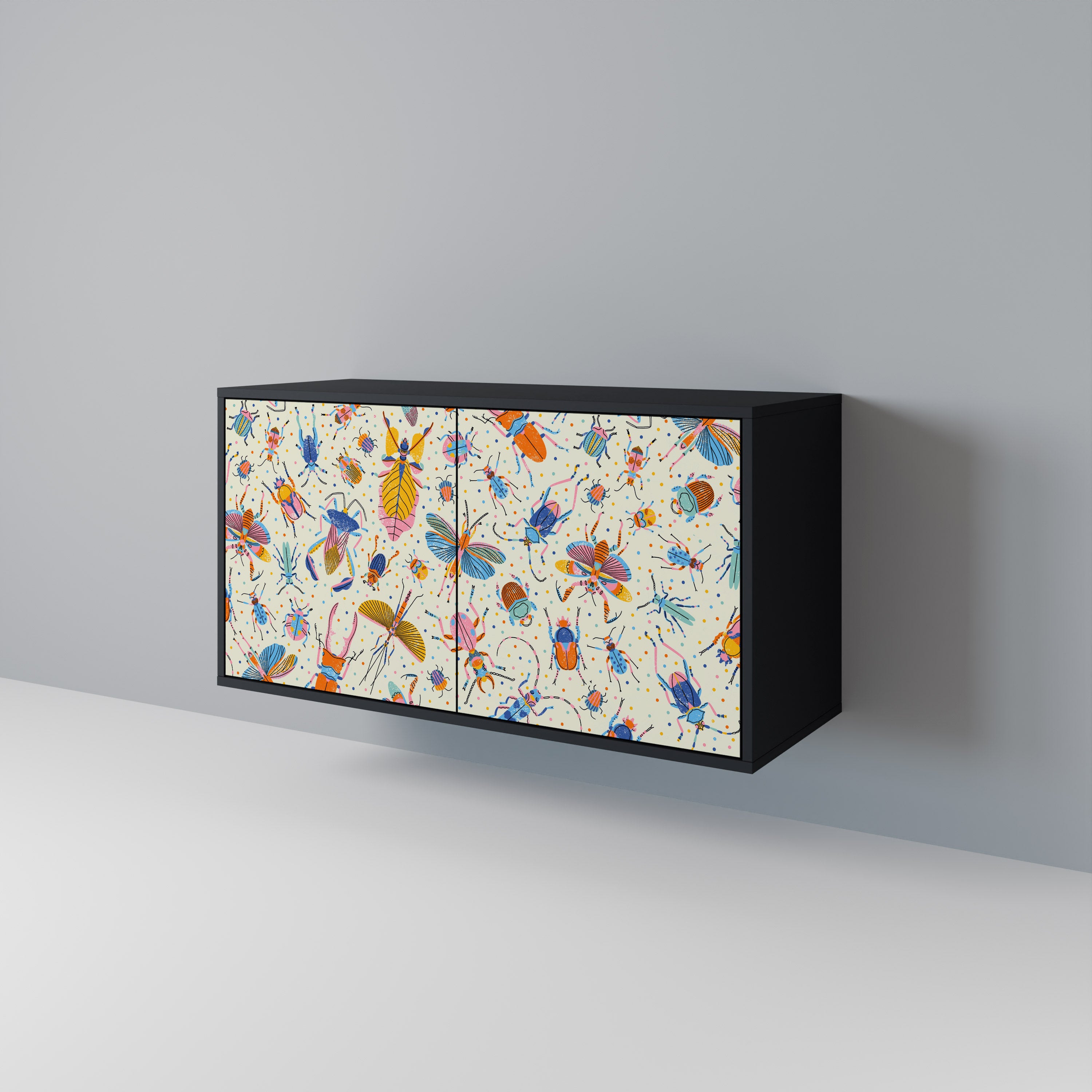 COLORFUL INSECTS 2-Door Sideboard