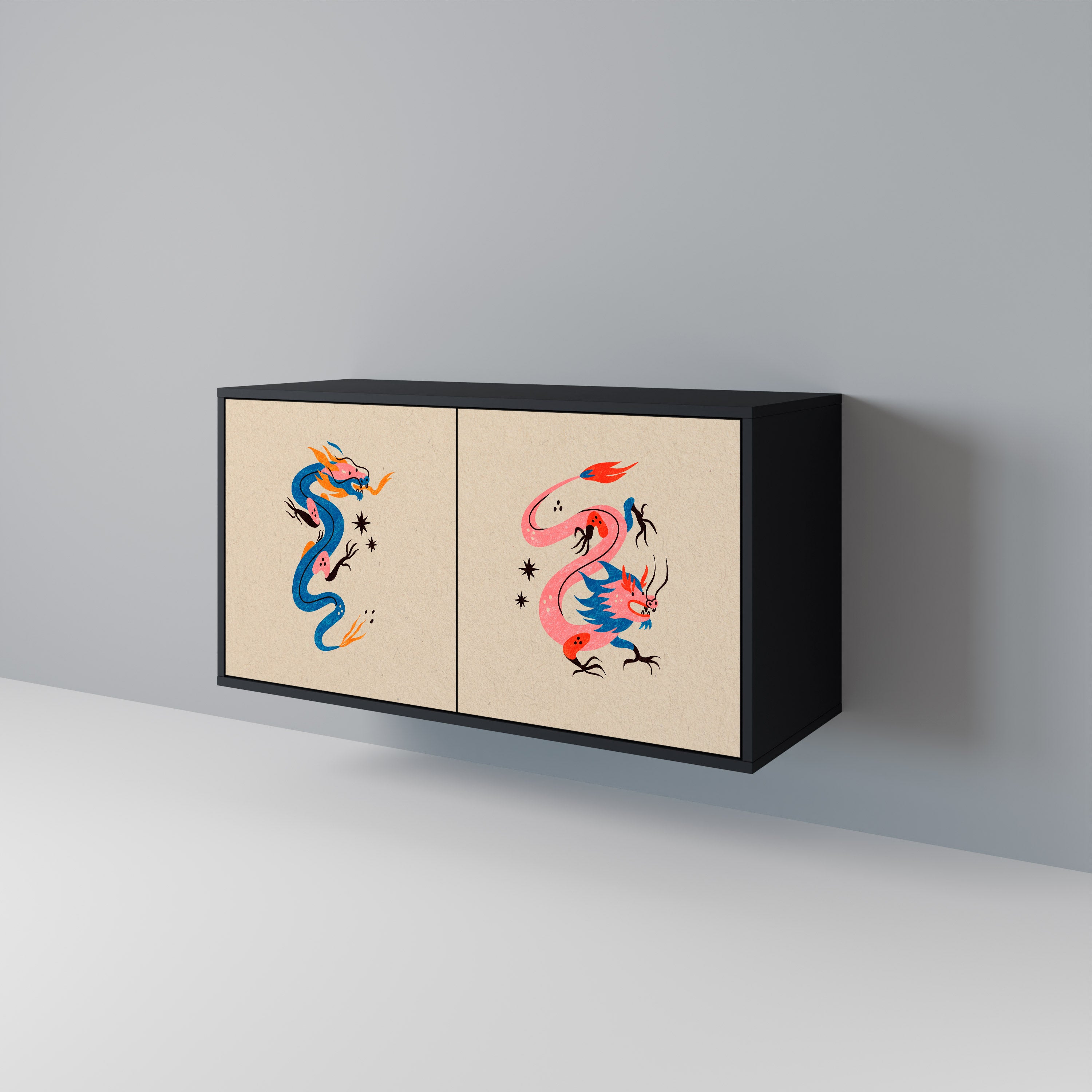 MYTHOLOGICAL CREATURES 2-Door Sideboard