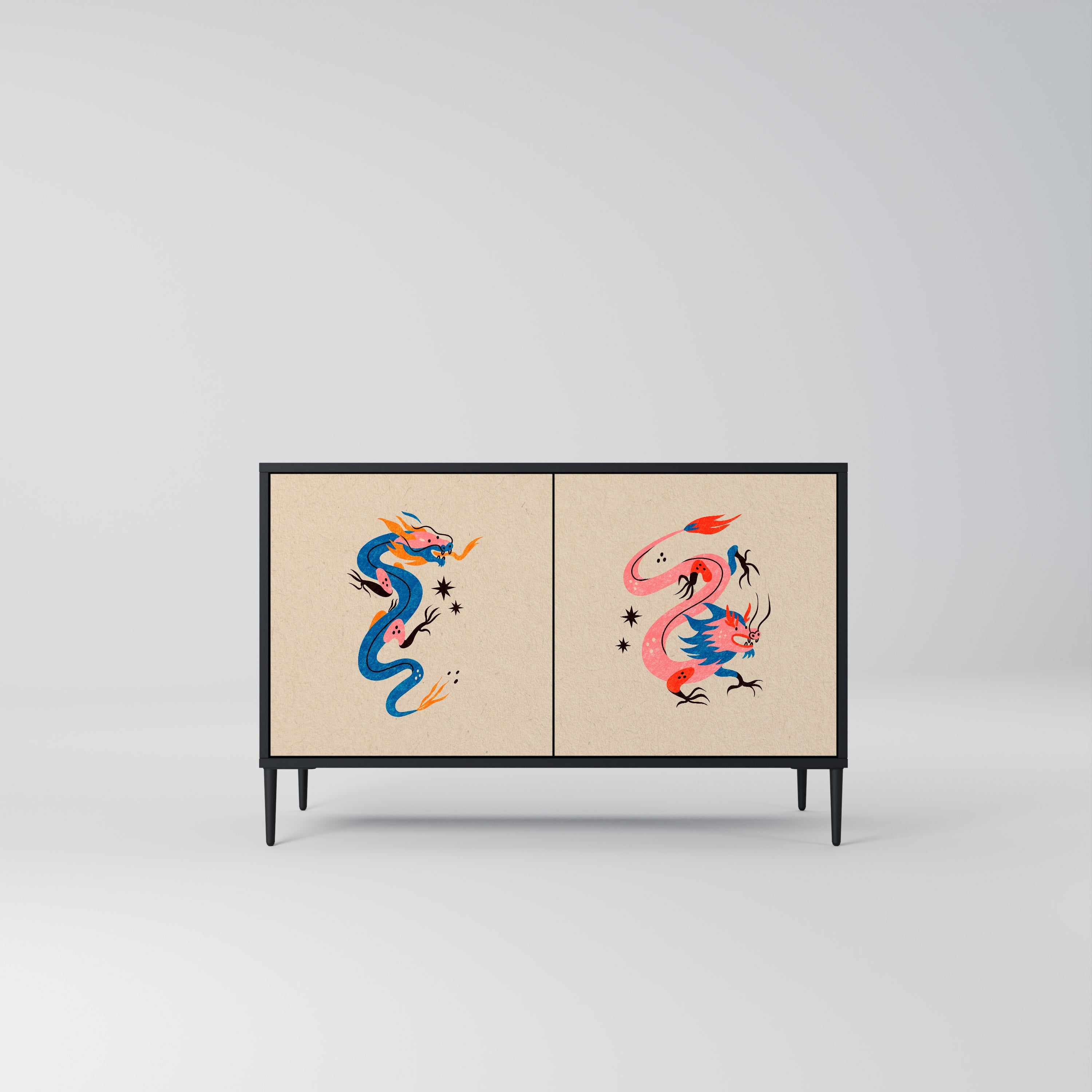 MYTHOLOGICAL CREATURES 2-Door Sideboard