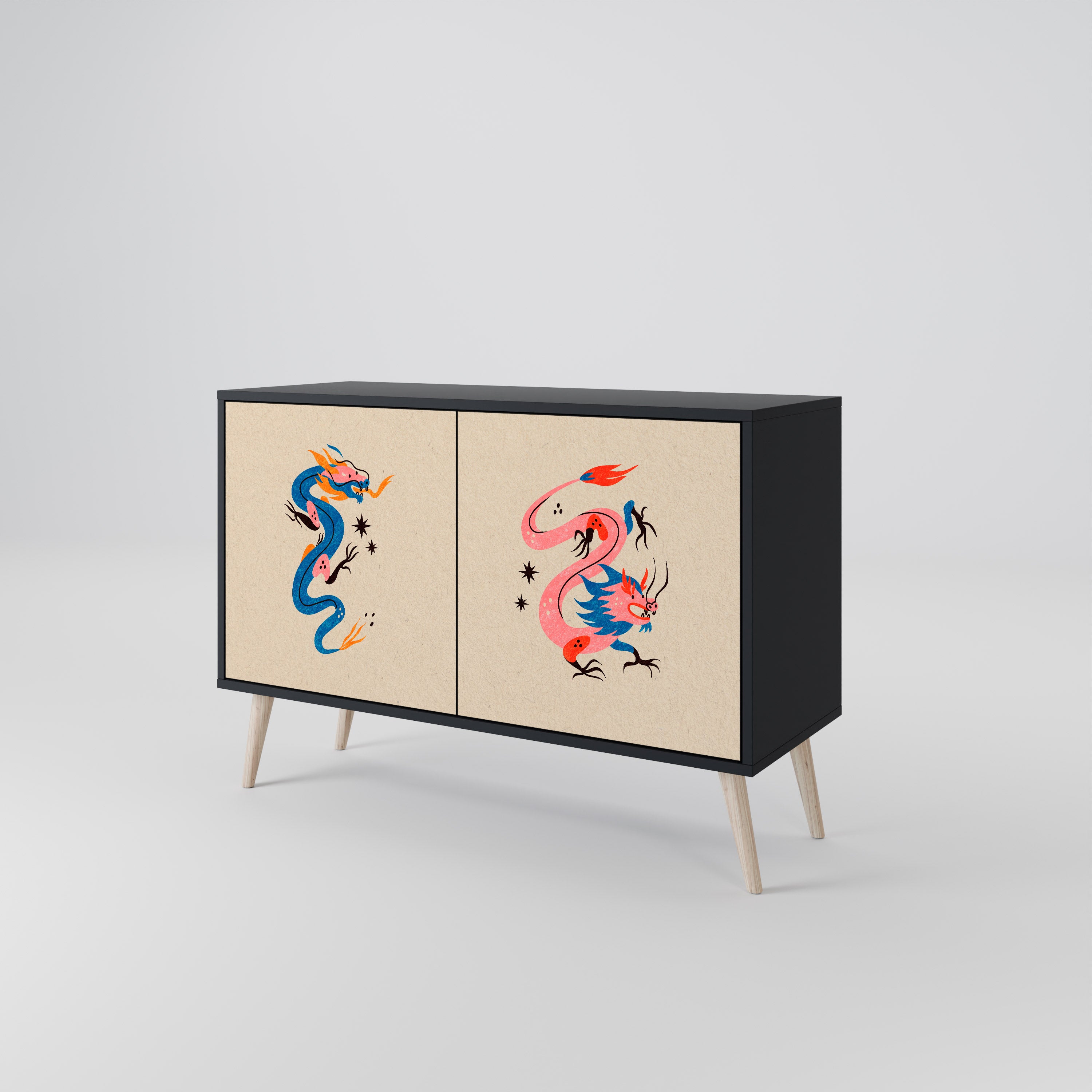 MYTHOLOGICAL CREATURES 2-Door Sideboard