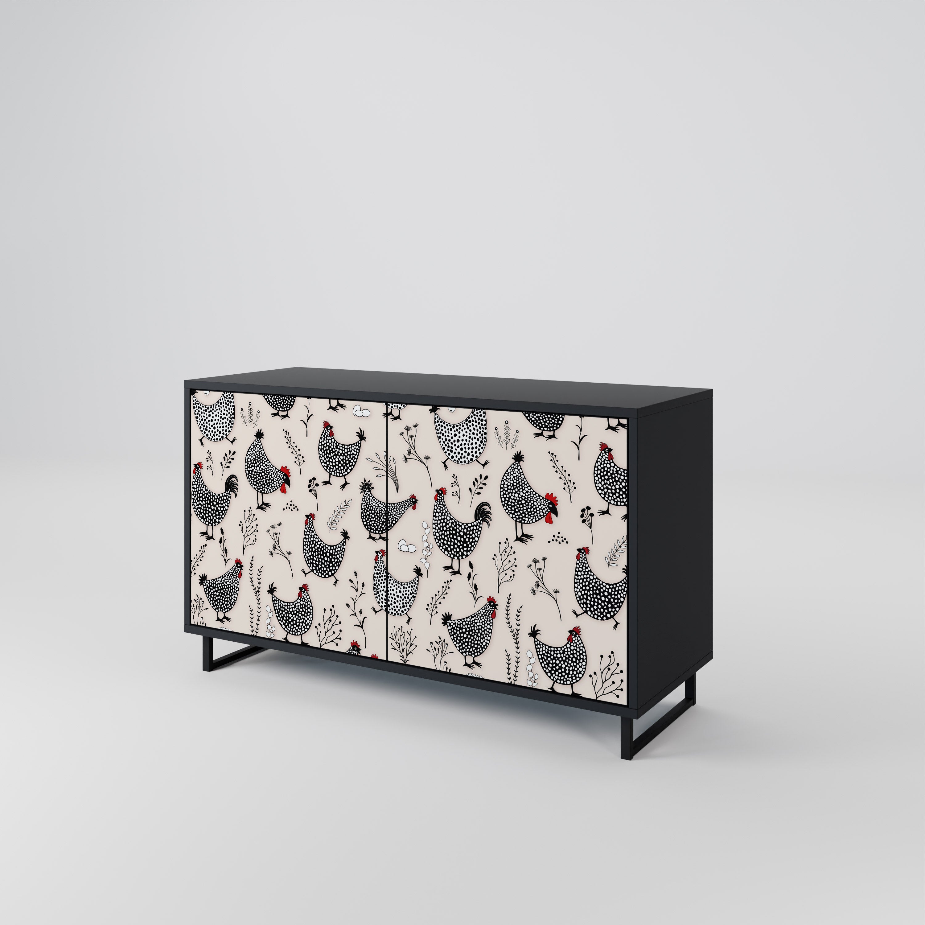 HAPPY HENS 2-Door Sideboard
