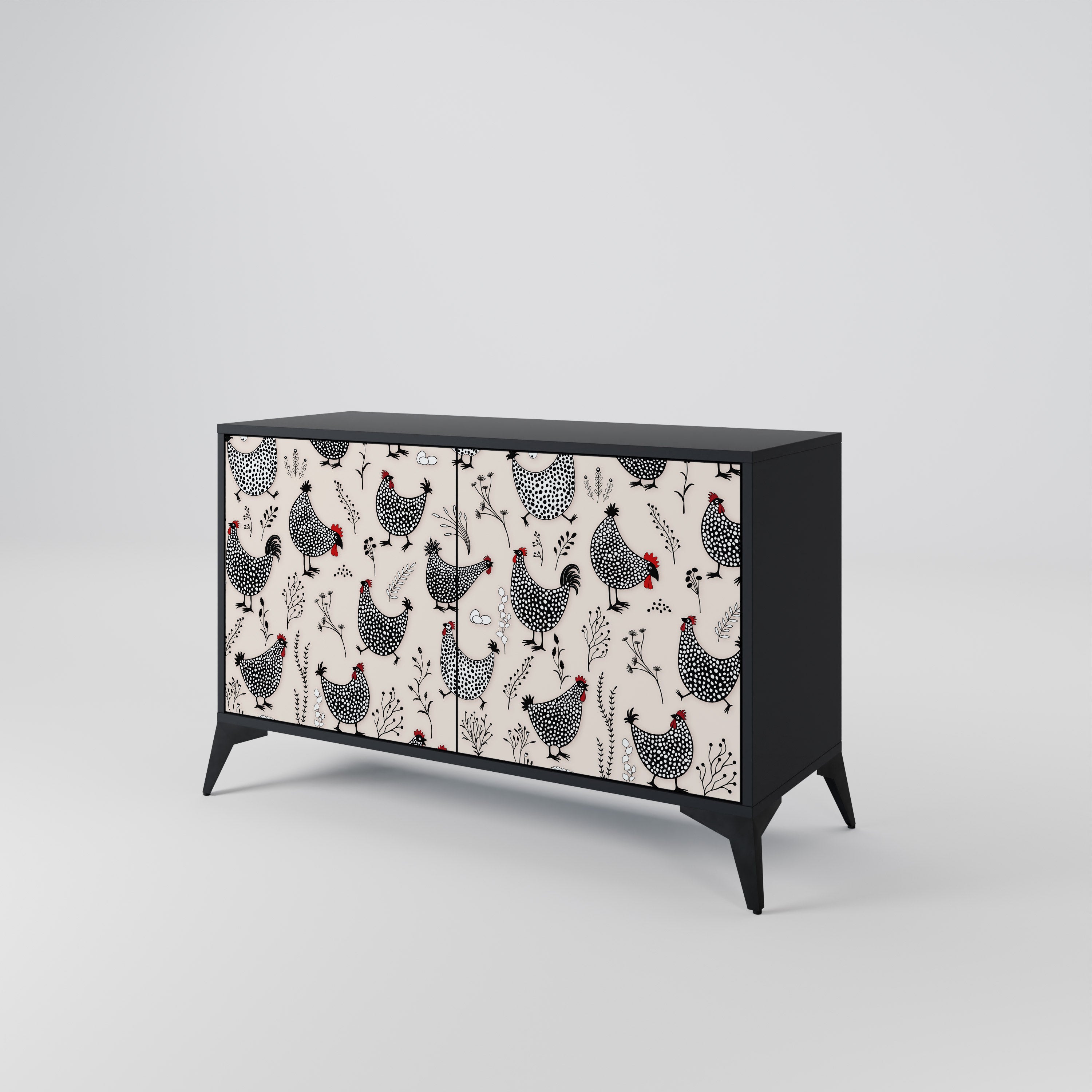 HAPPY HENS 2-Door Sideboard