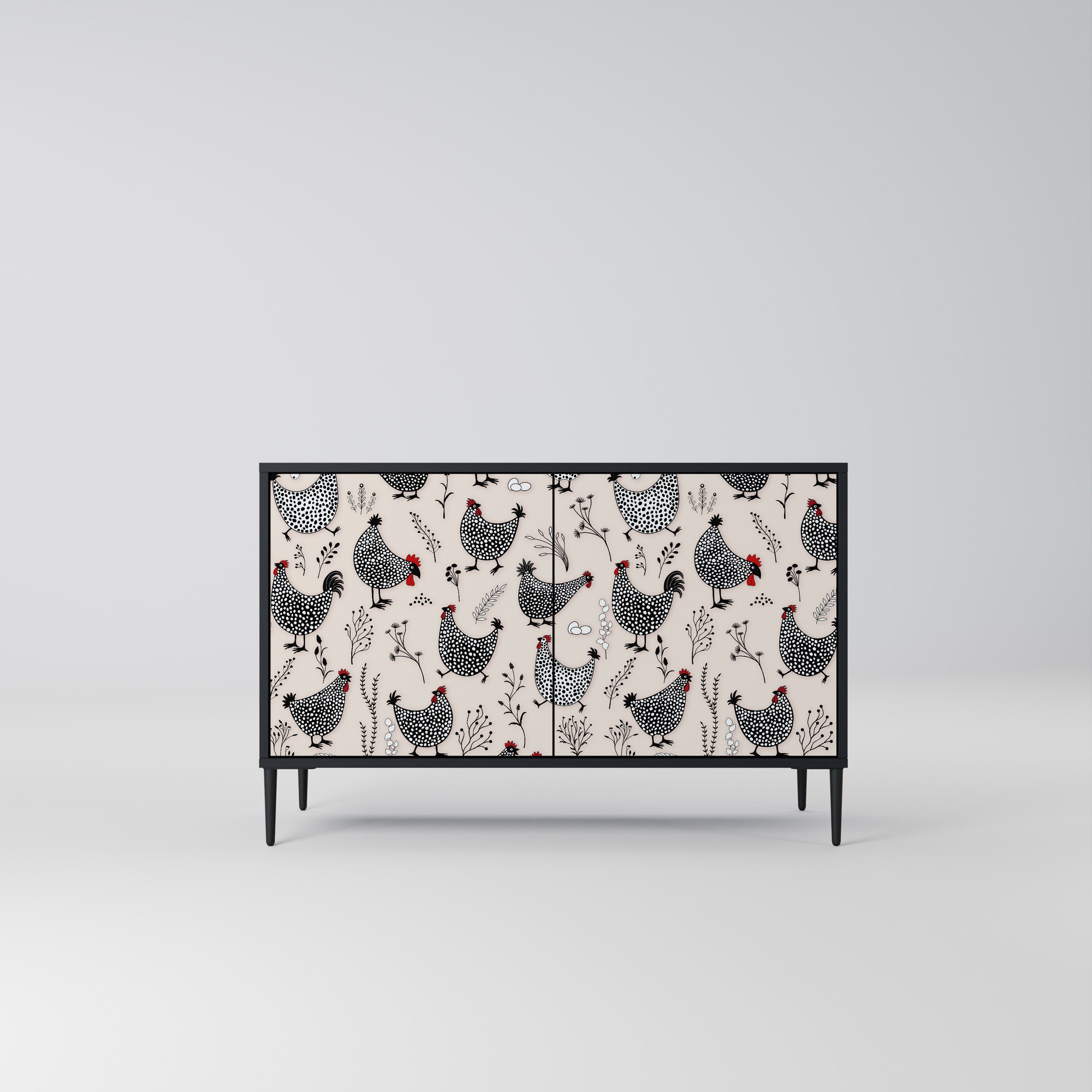 HAPPY HENS 2-Door Sideboard