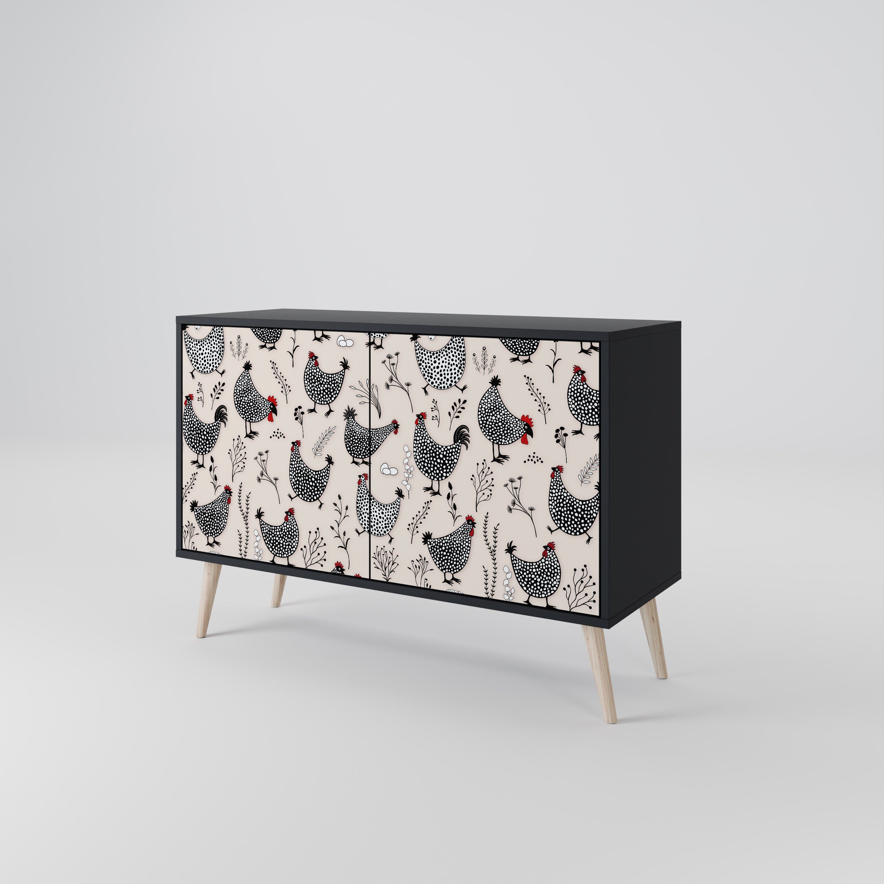 HAPPY HENS 2-Door Sideboard