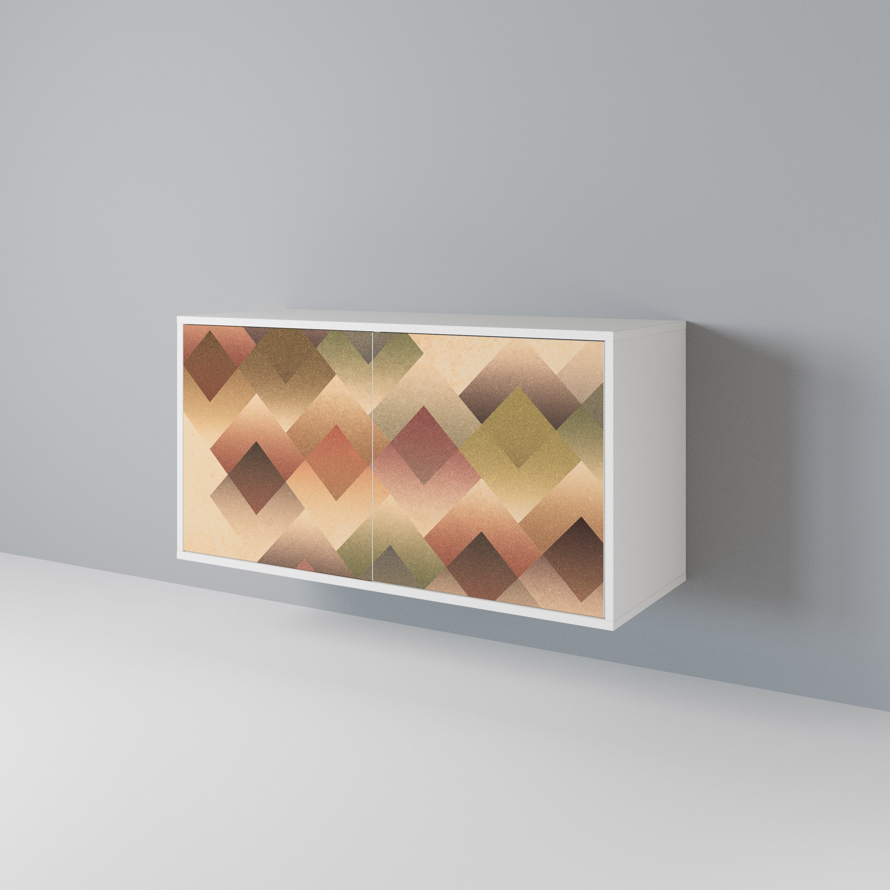 GEOMETRIC FUSION Dvoudveřová komoda