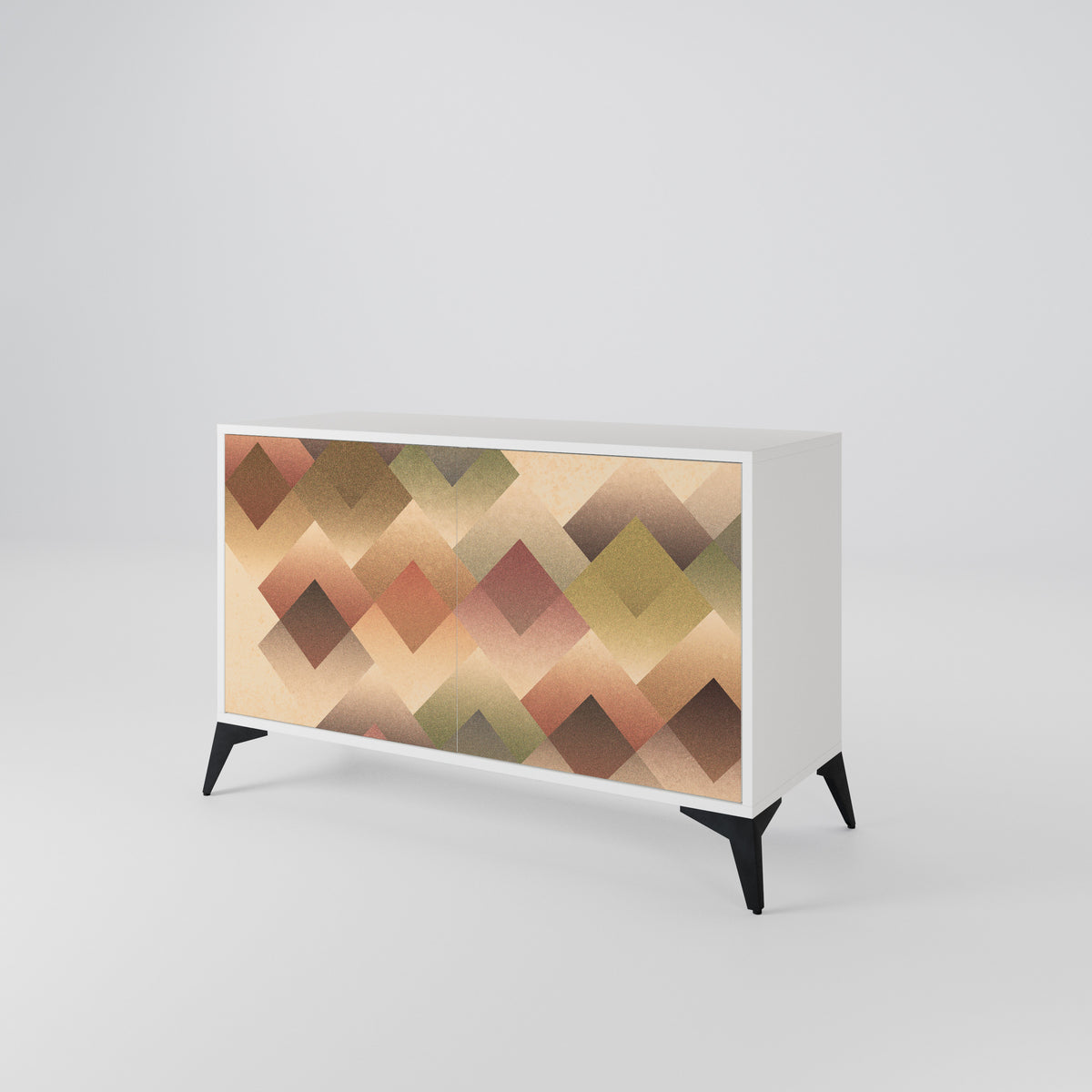 GEOMETRIC FUSION Dvoudveřová komoda