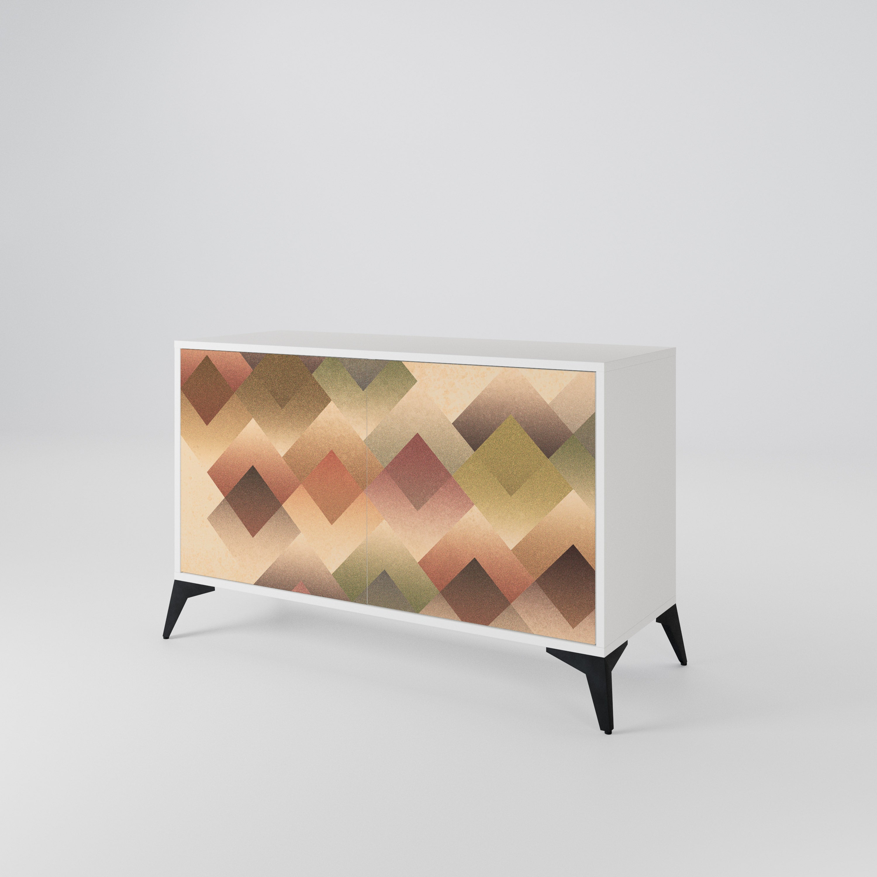 GEOMETRIC FUSION Dvoudveřová komoda