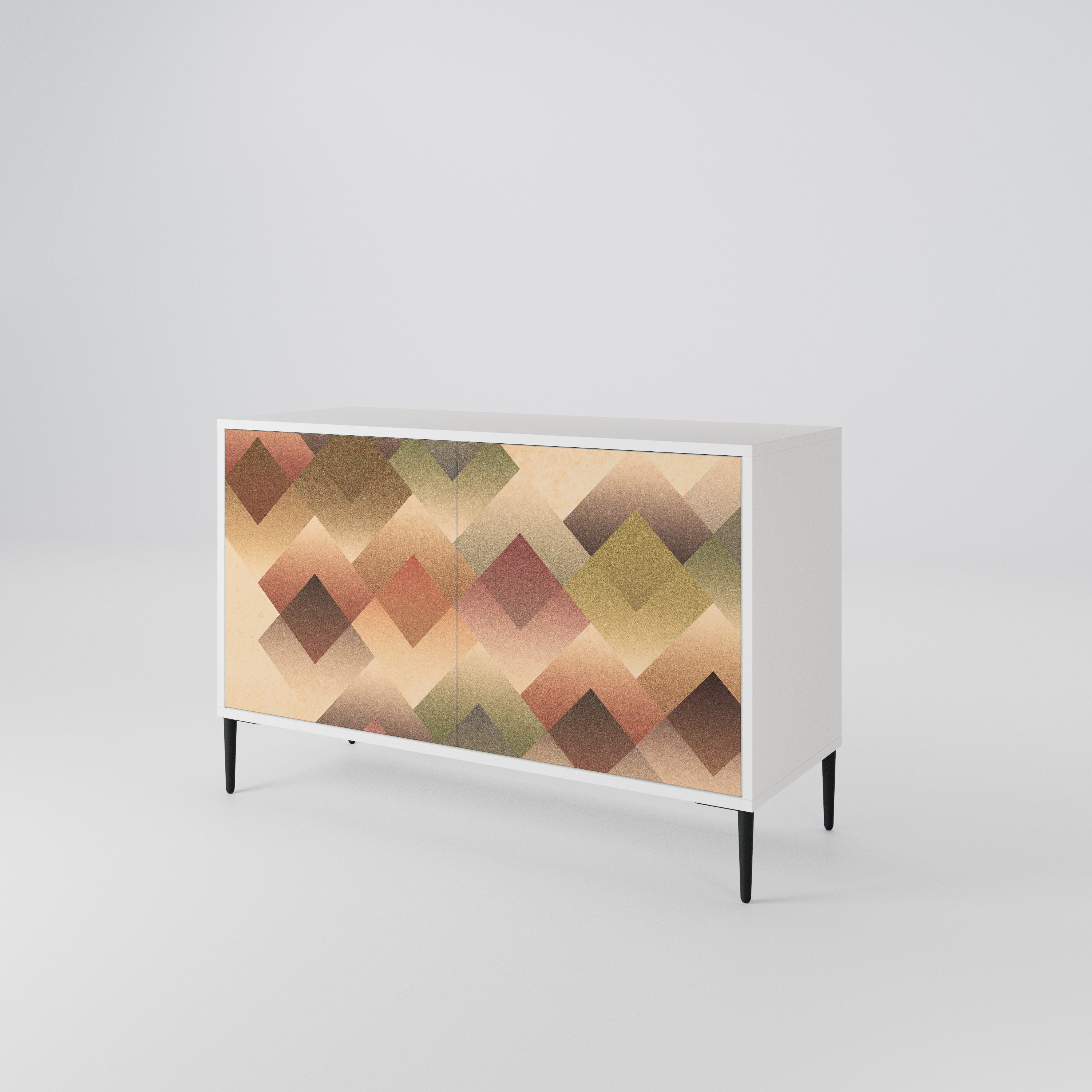 GEOMETRIC FUSION Dvoudveřová komoda