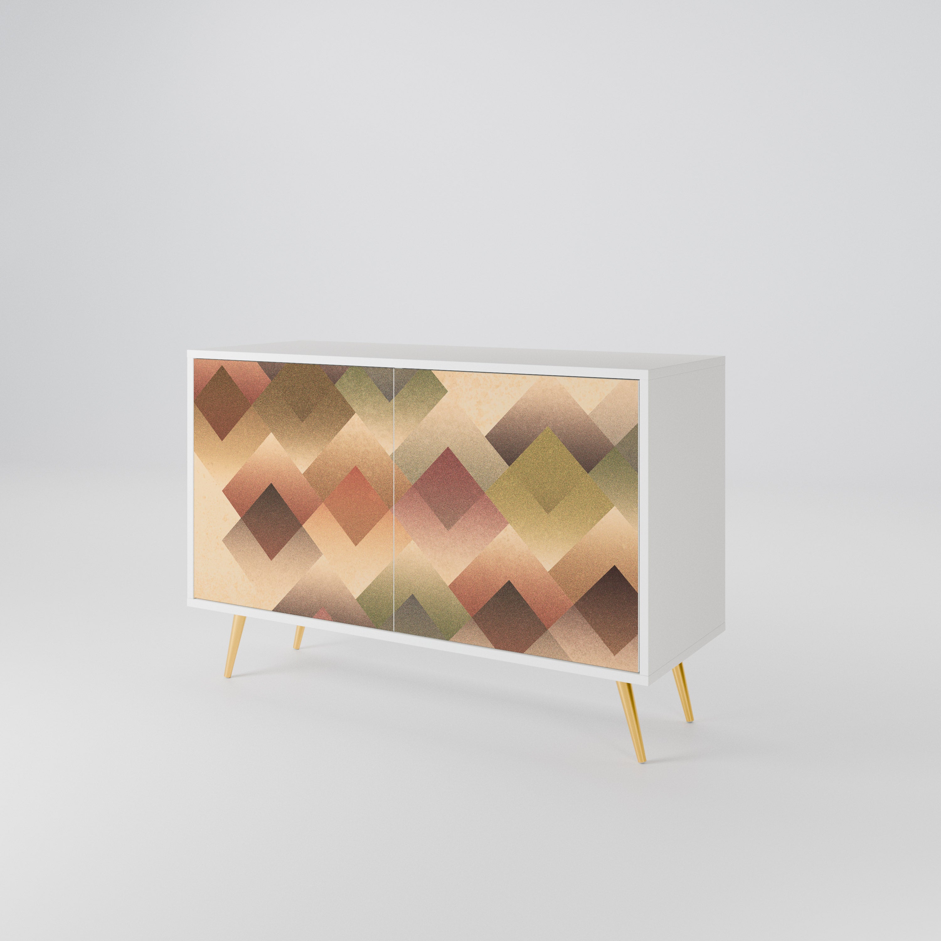 GEOMETRIC FUSION Dvoudveřová komoda