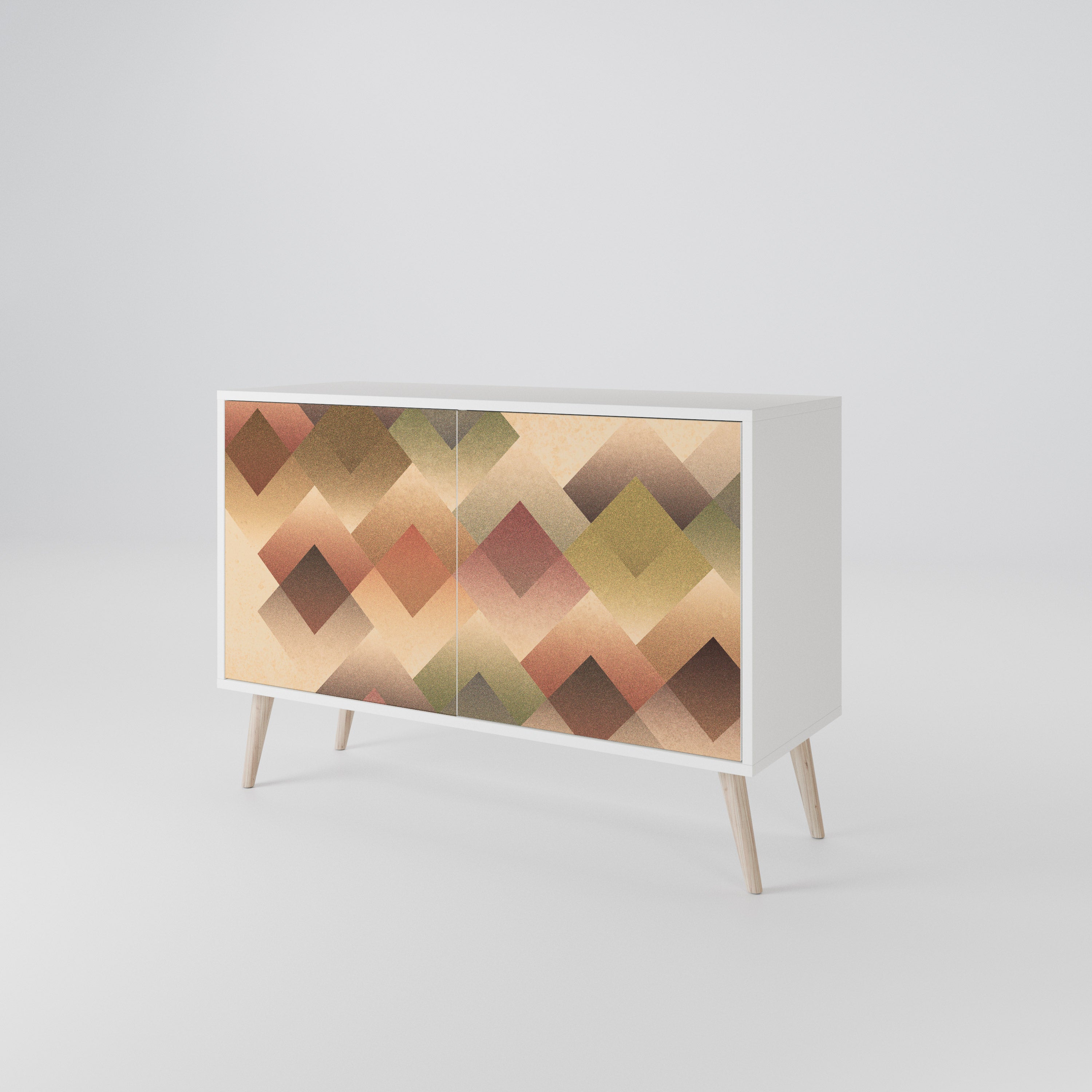 GEOMETRIC FUSION Dvoudveřová komoda