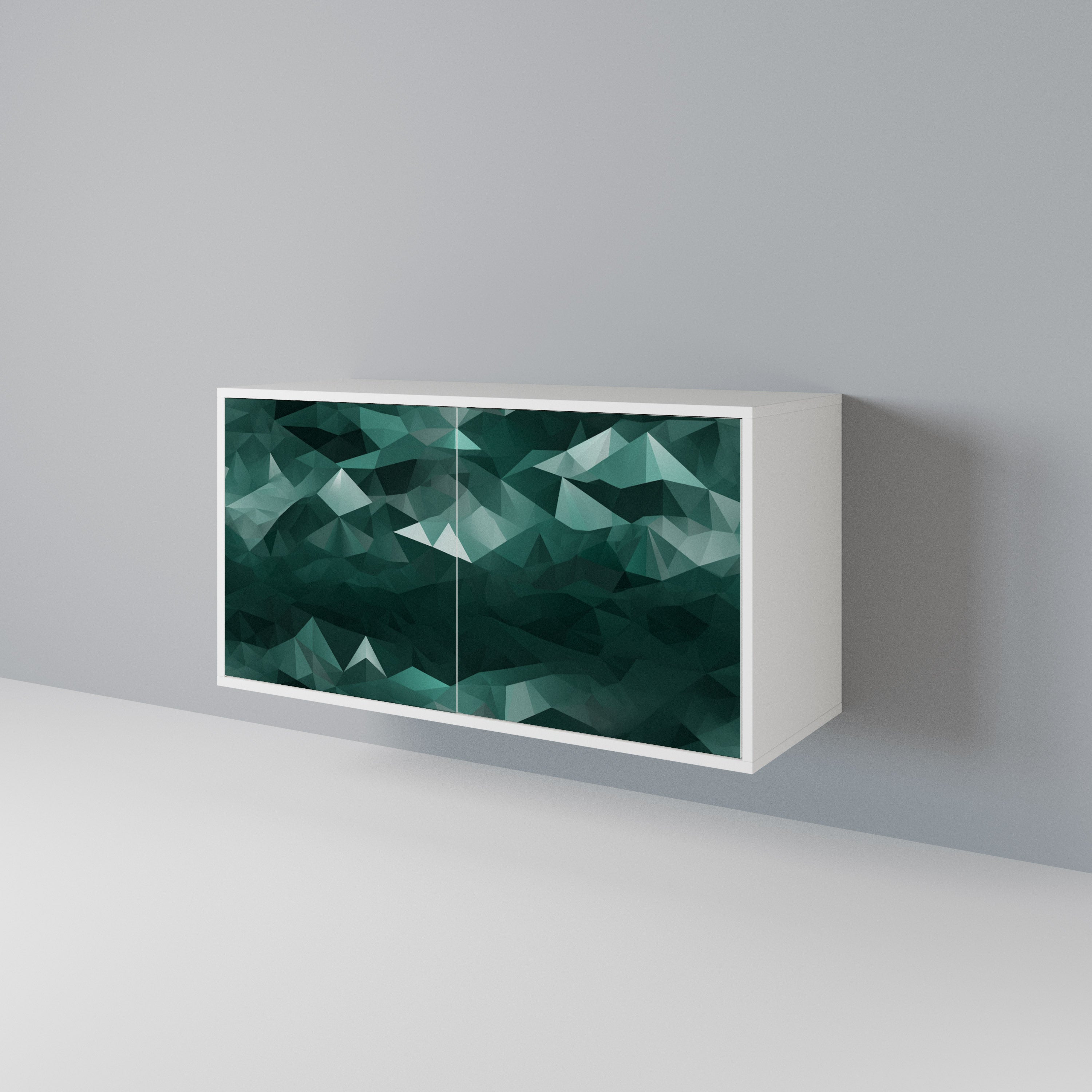 POLYGONAL FLOATING Dvoudveřová komoda
