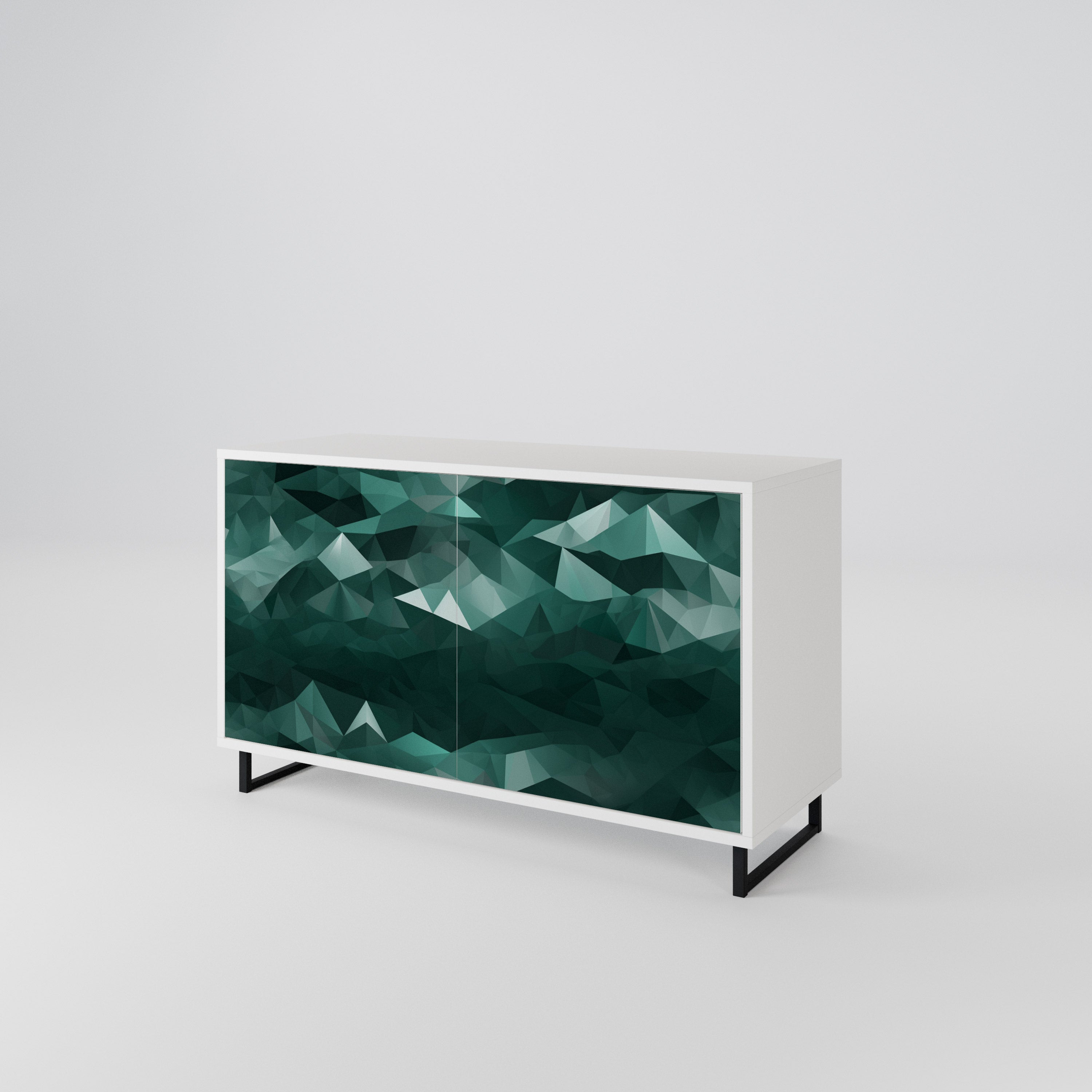POLYGONAL FLOATING Dvoudveřová komoda
