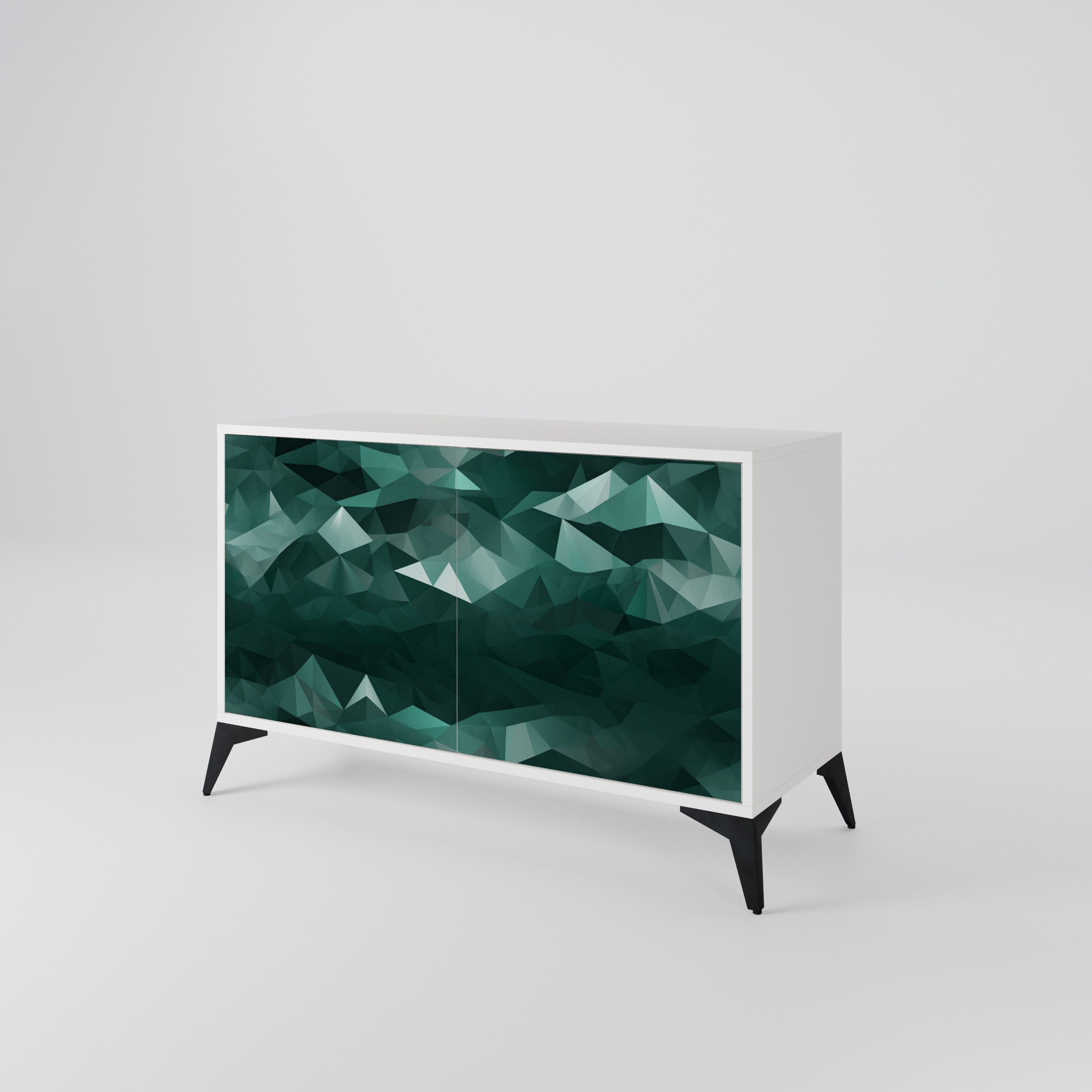 POLYGONAL FLOATING Dvoudveřová komoda