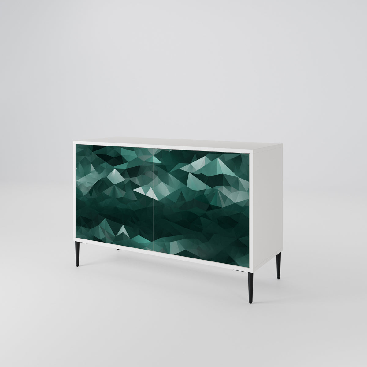 POLYGONAL FLOATING Dvoudveřová komoda