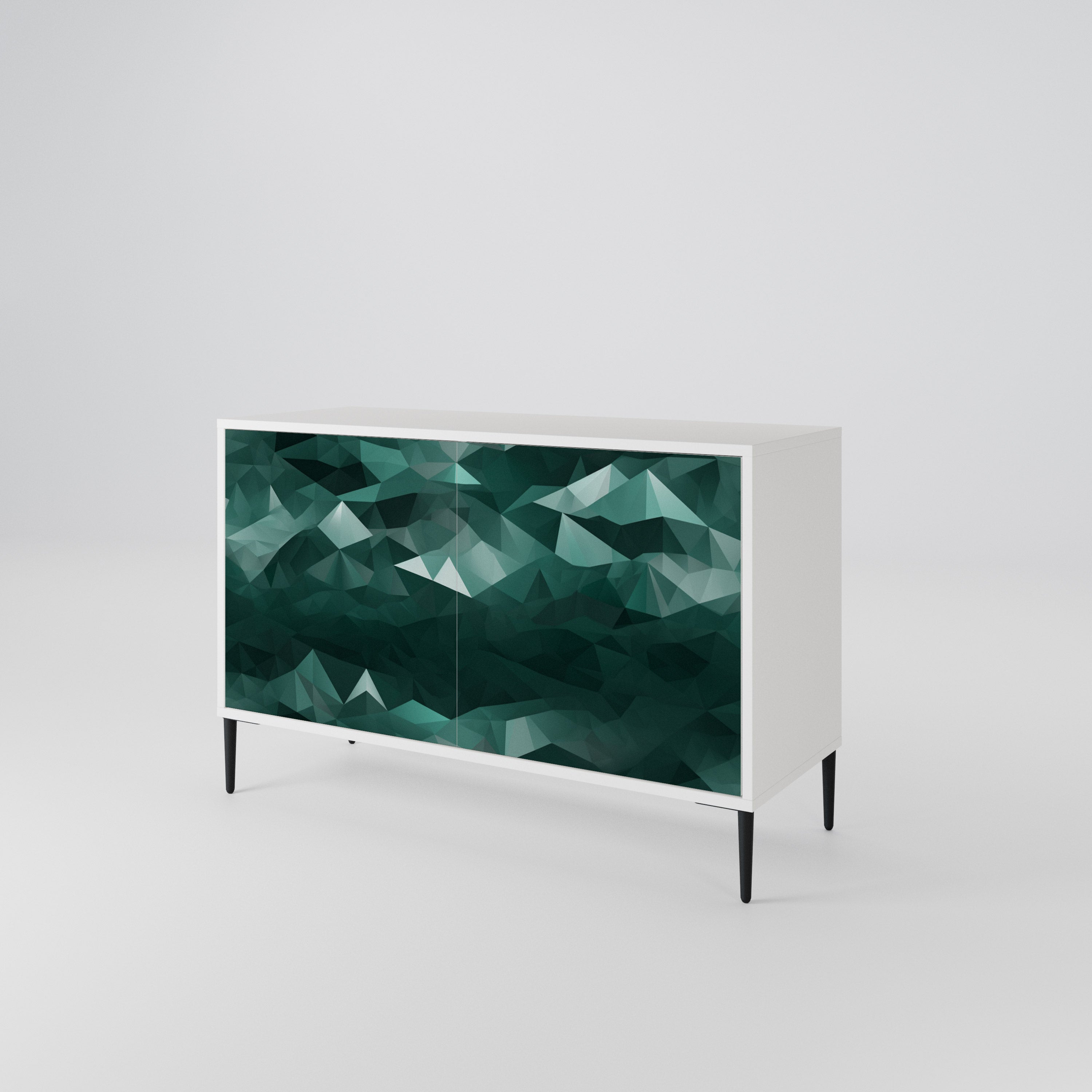 POLYGONAL FLOATING Dvoudveřová komoda