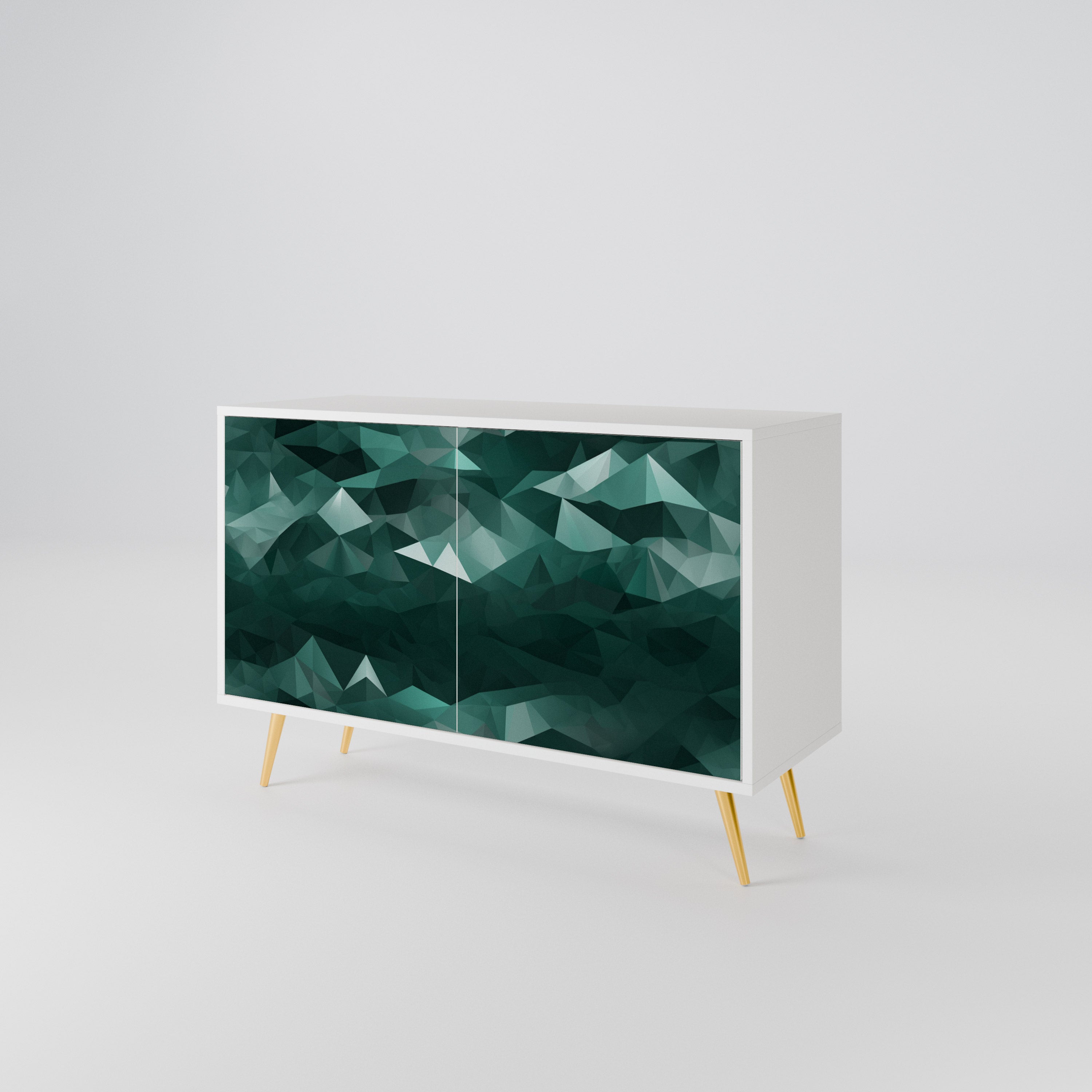 POLYGONAL FLOATING Dvoudveřová komoda