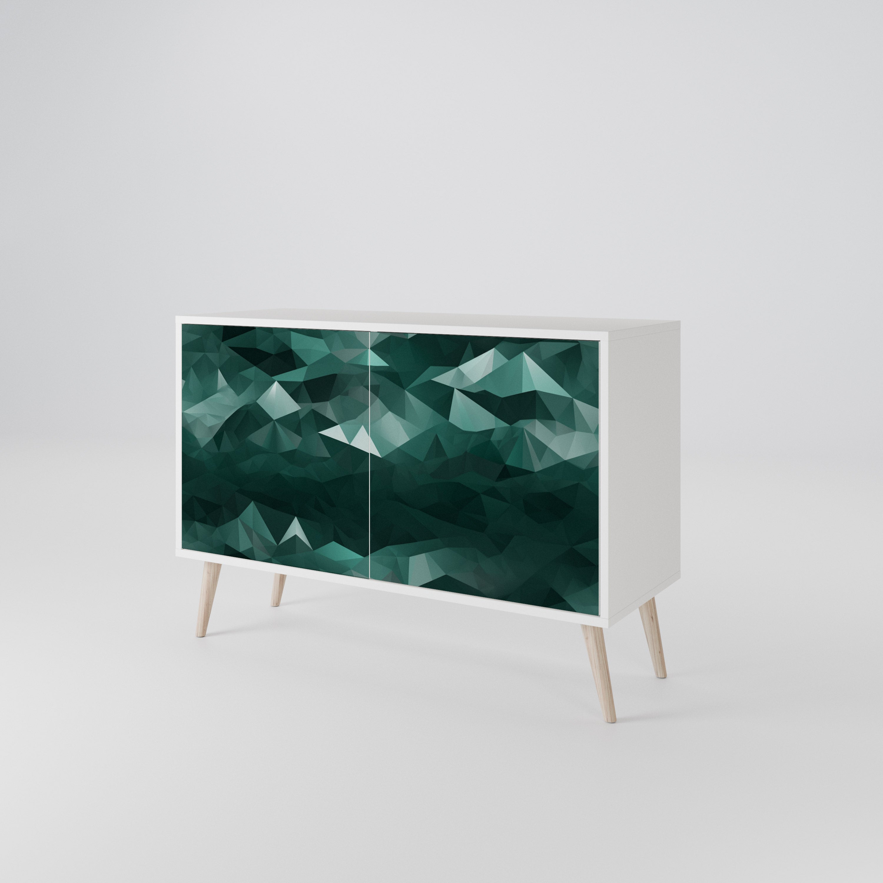 POLYGONAL FLOATING Dvoudveřová komoda