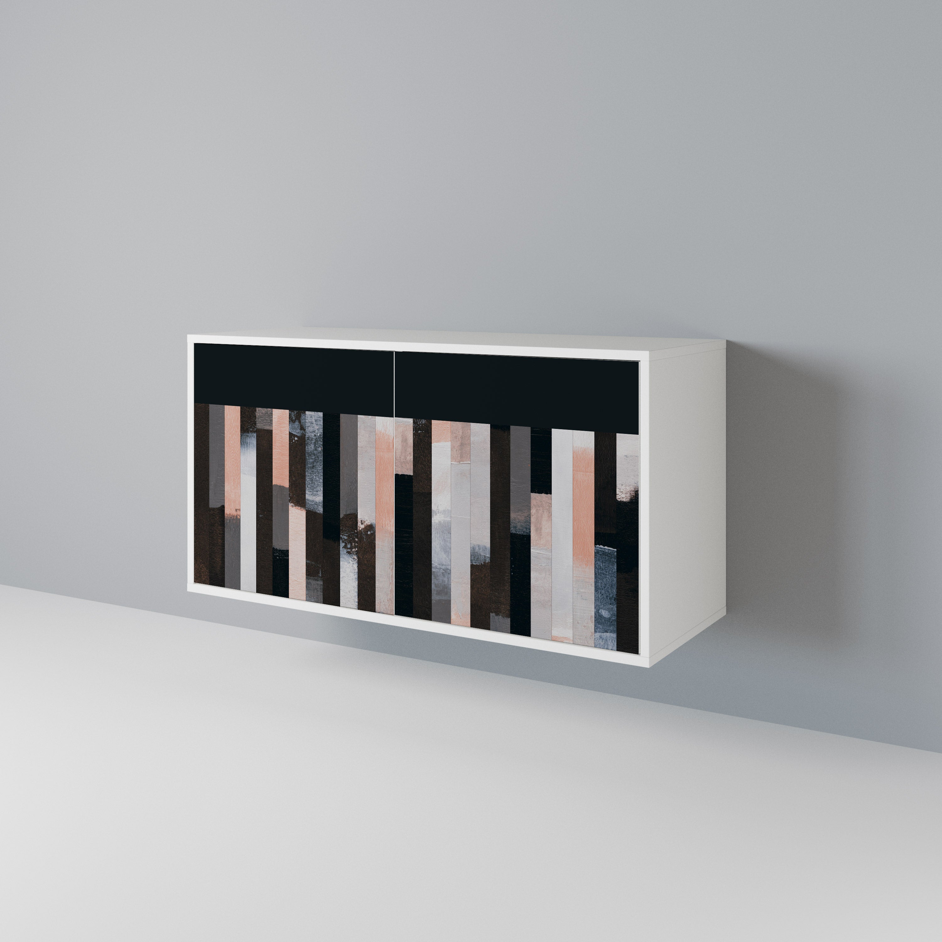 COLLAGE OF RECTANGLES Dvoudveřová komoda