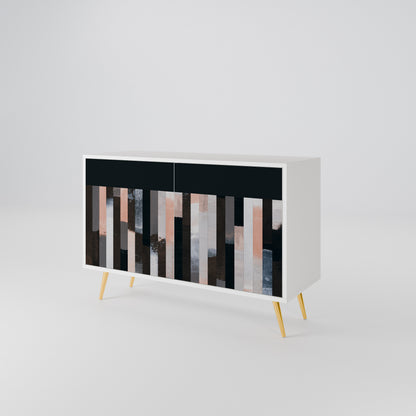 COLLAGE OF RECTANGLES Dvoudveřová komoda