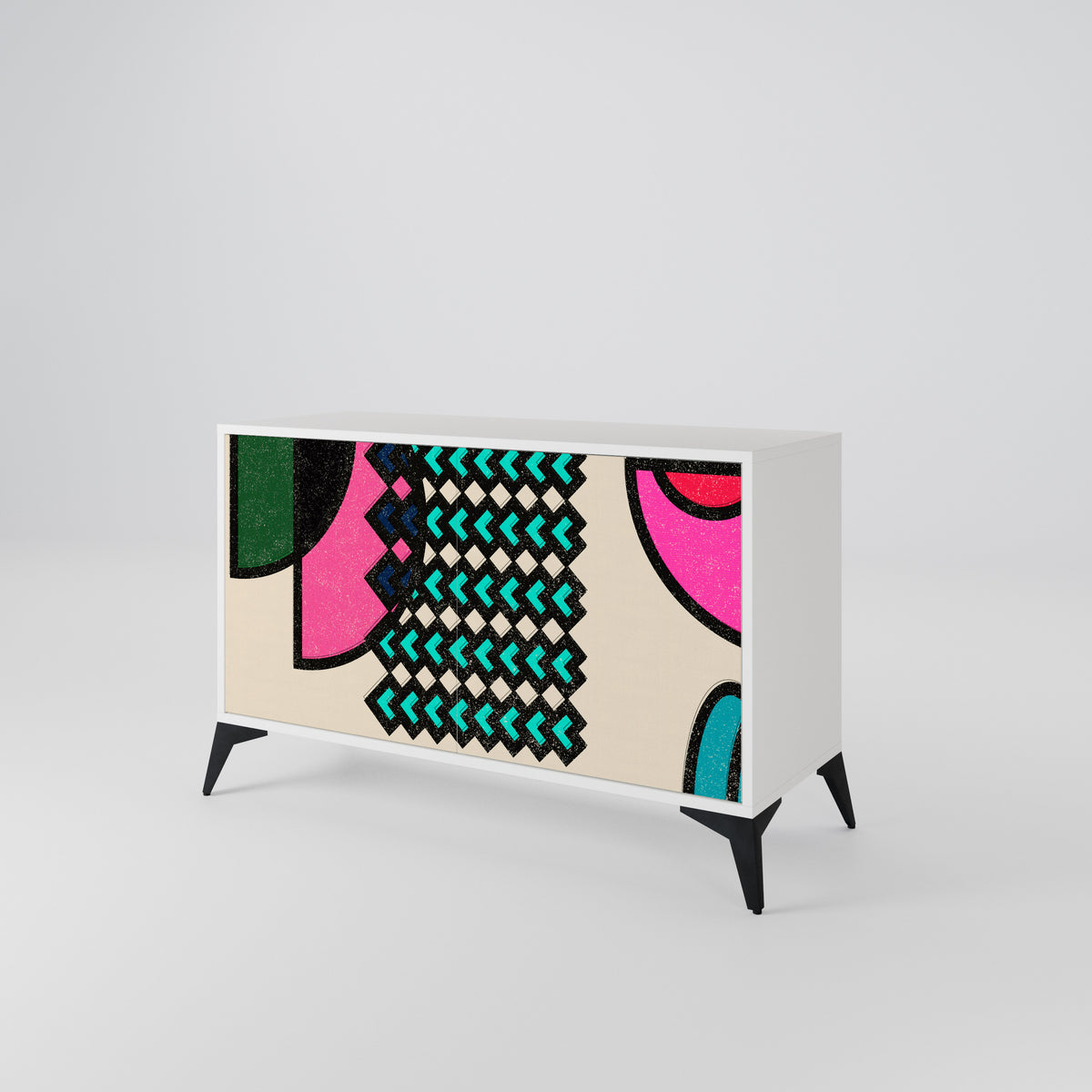 GEOMETRIC RHAPSODY Dvoudveřová komoda