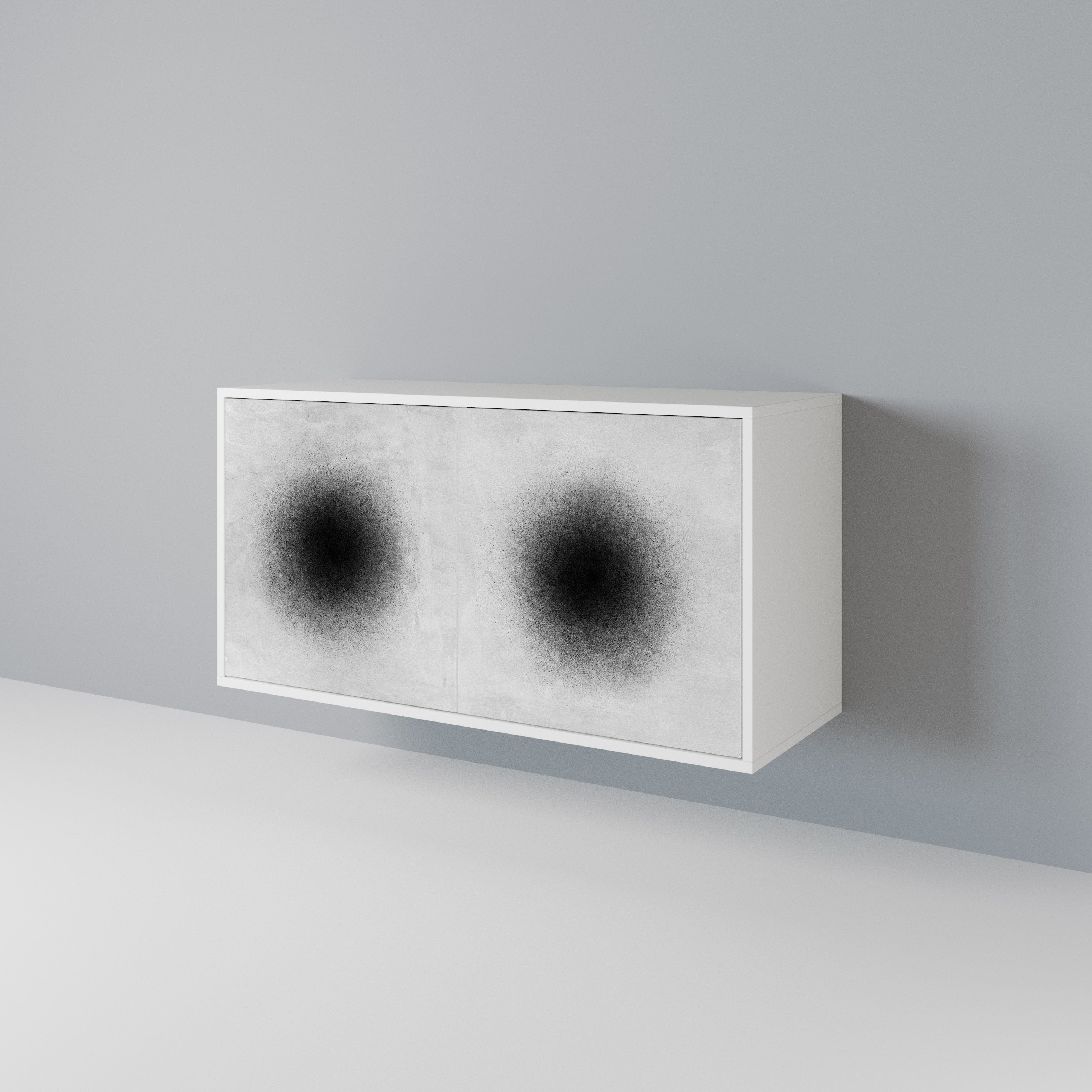 BLACK HOLE Dvoudveřová komoda