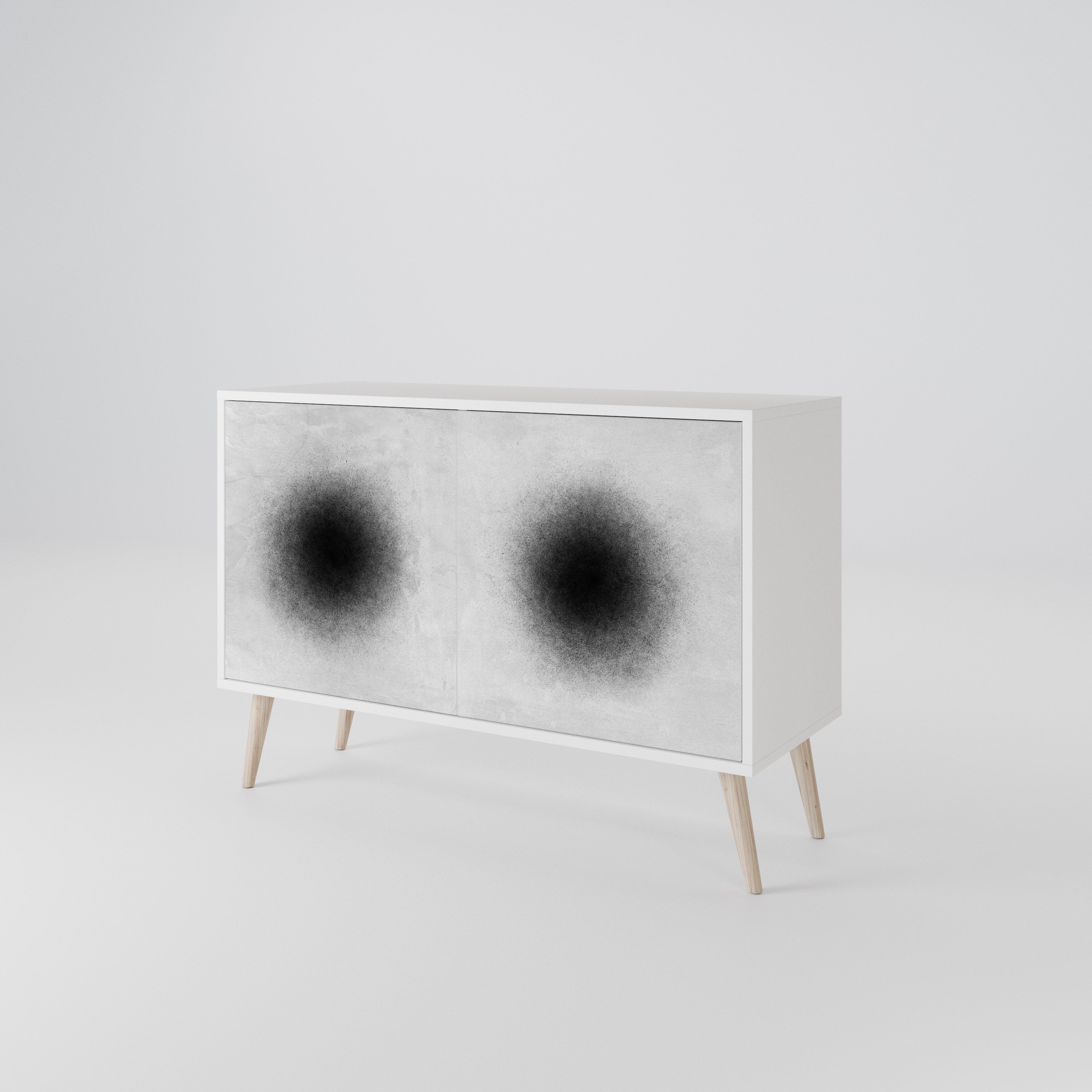 BLACK HOLE Dvoudveřová komoda