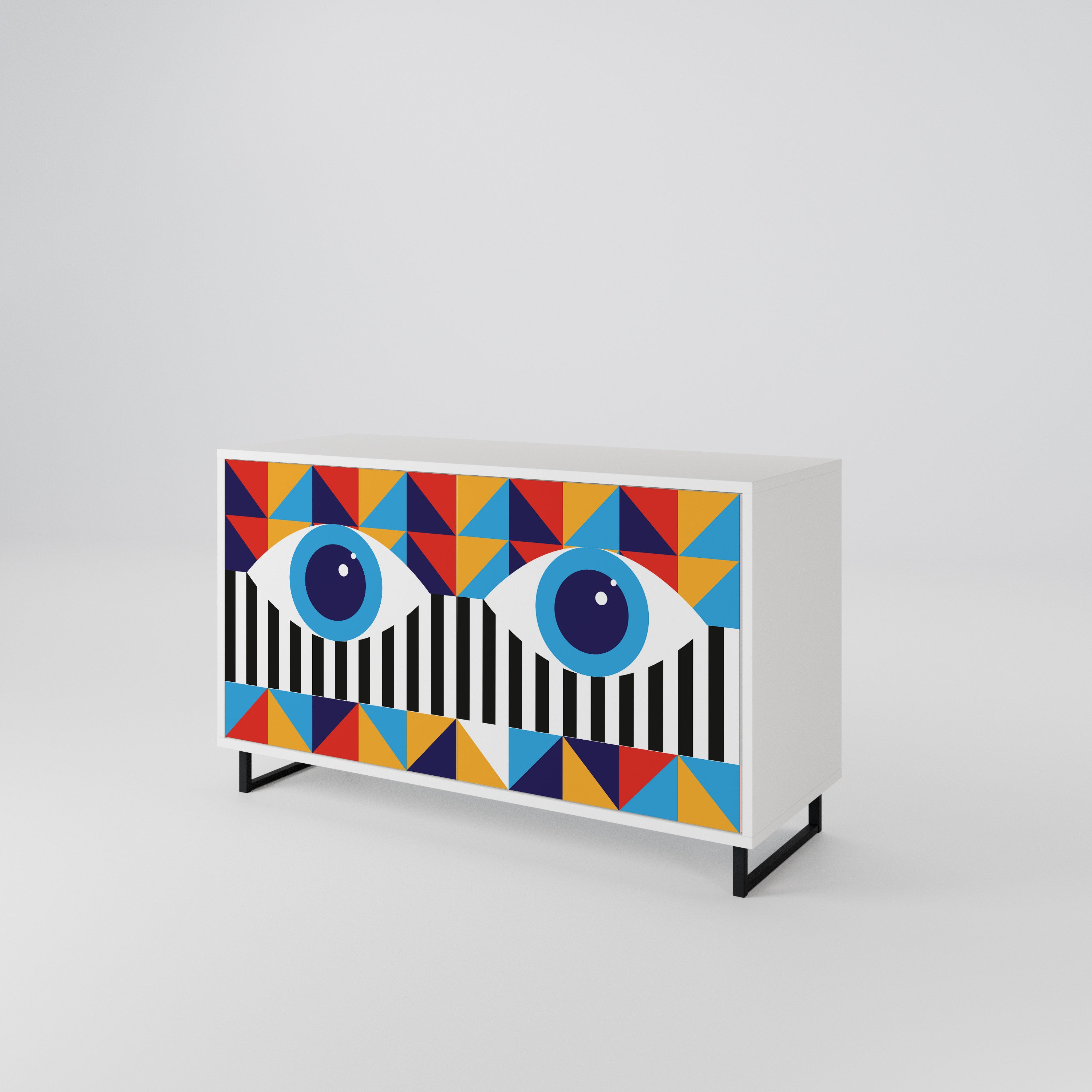 ABSTRACTION AND GEOMETRY Dvoudveřová komoda