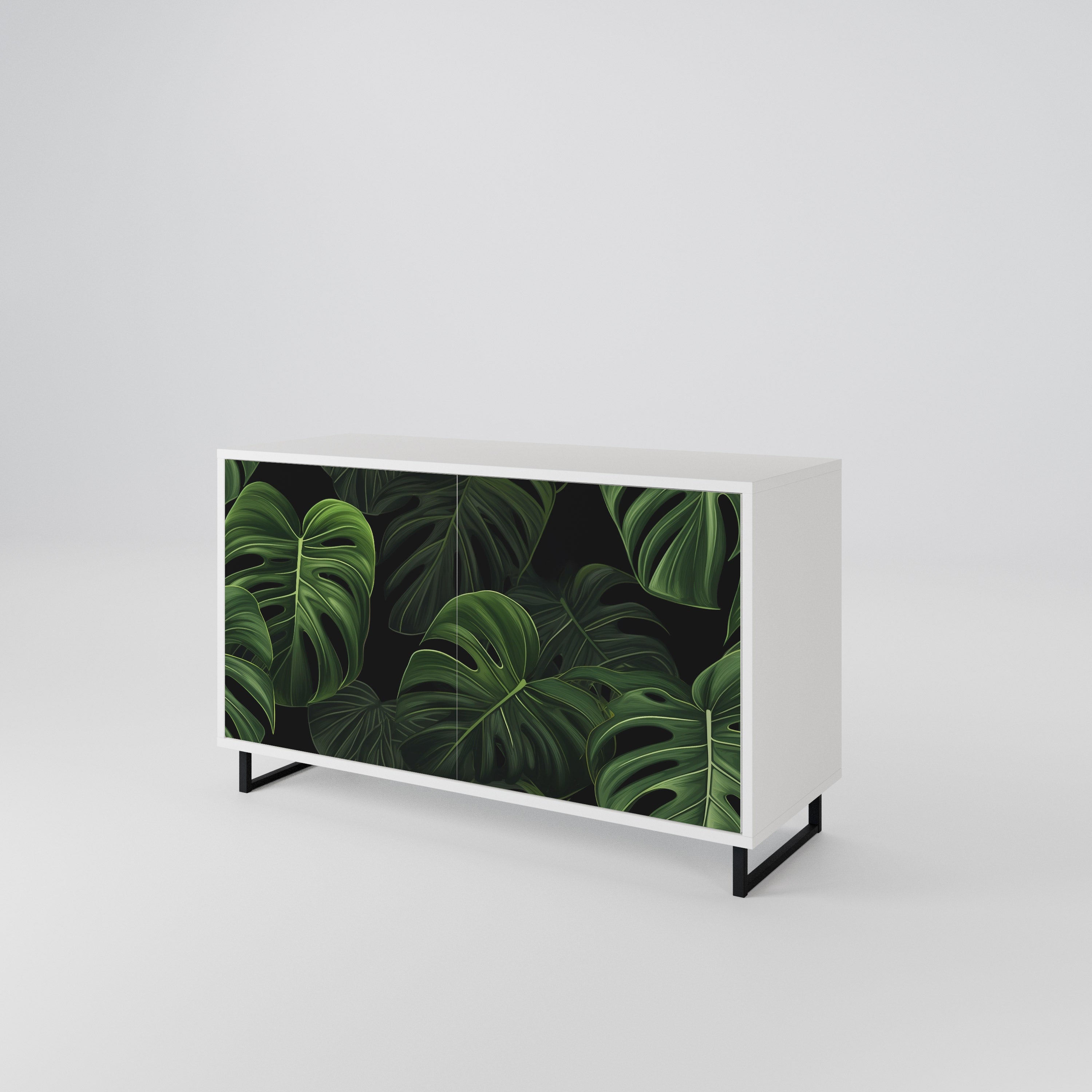 INFINITE MONSTERA Dvoudveřová komoda