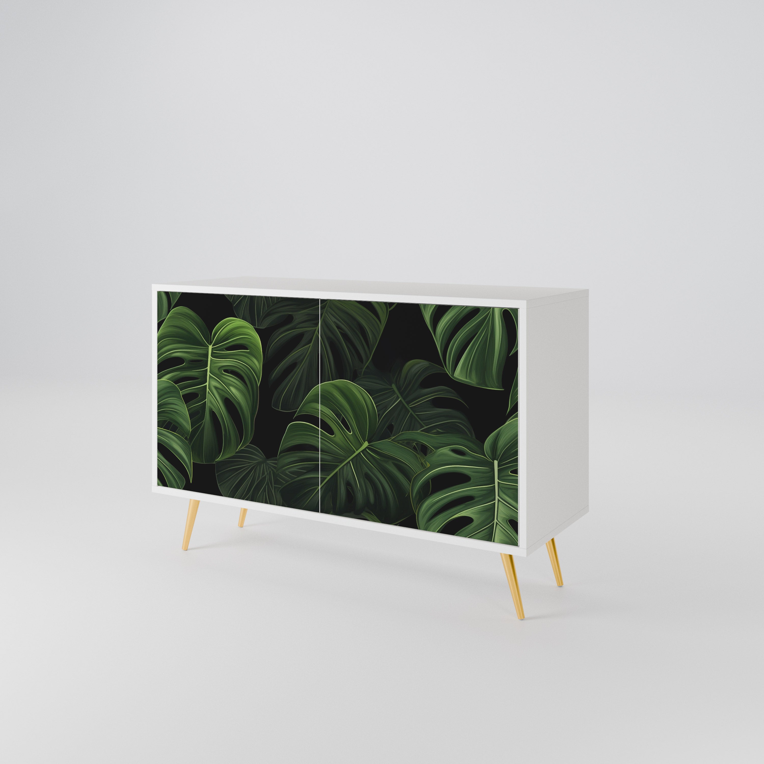INFINITE MONSTERA Dvoudveřová komoda
