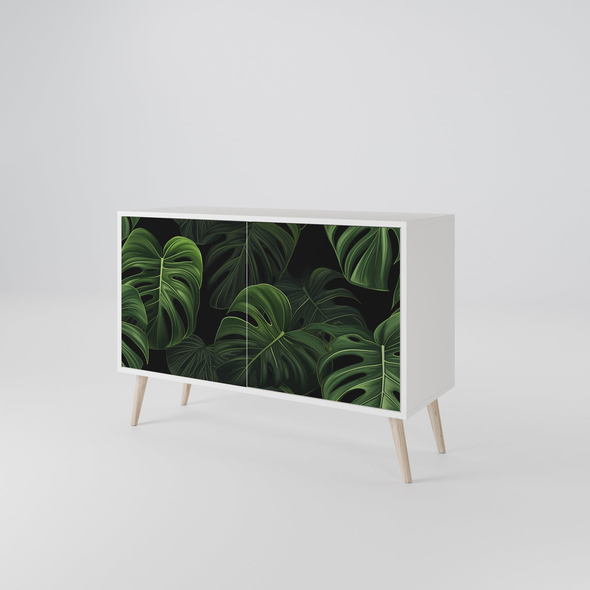INFINITE MONSTERA Dvoudveřová komoda
