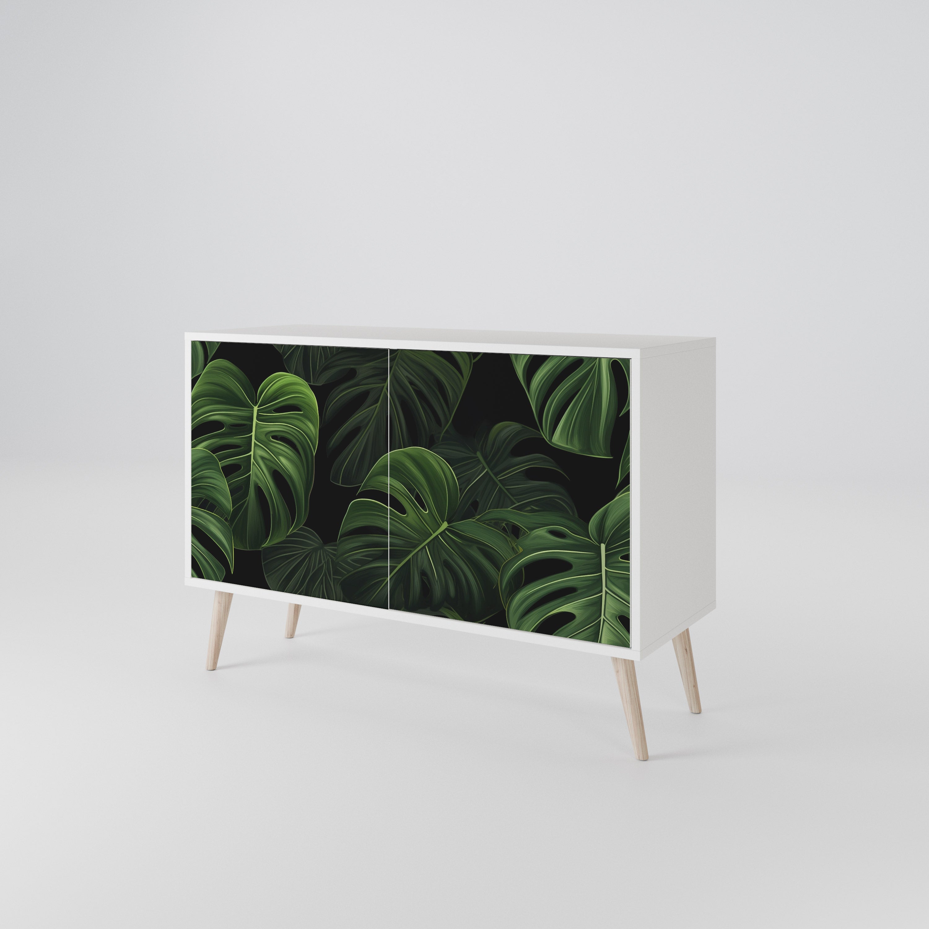 INFINITE MONSTERA Dvoudveřová komoda