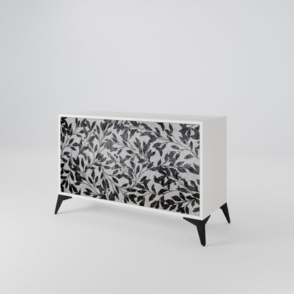 CHARCOAL SPROUT Dvoudveřová komoda